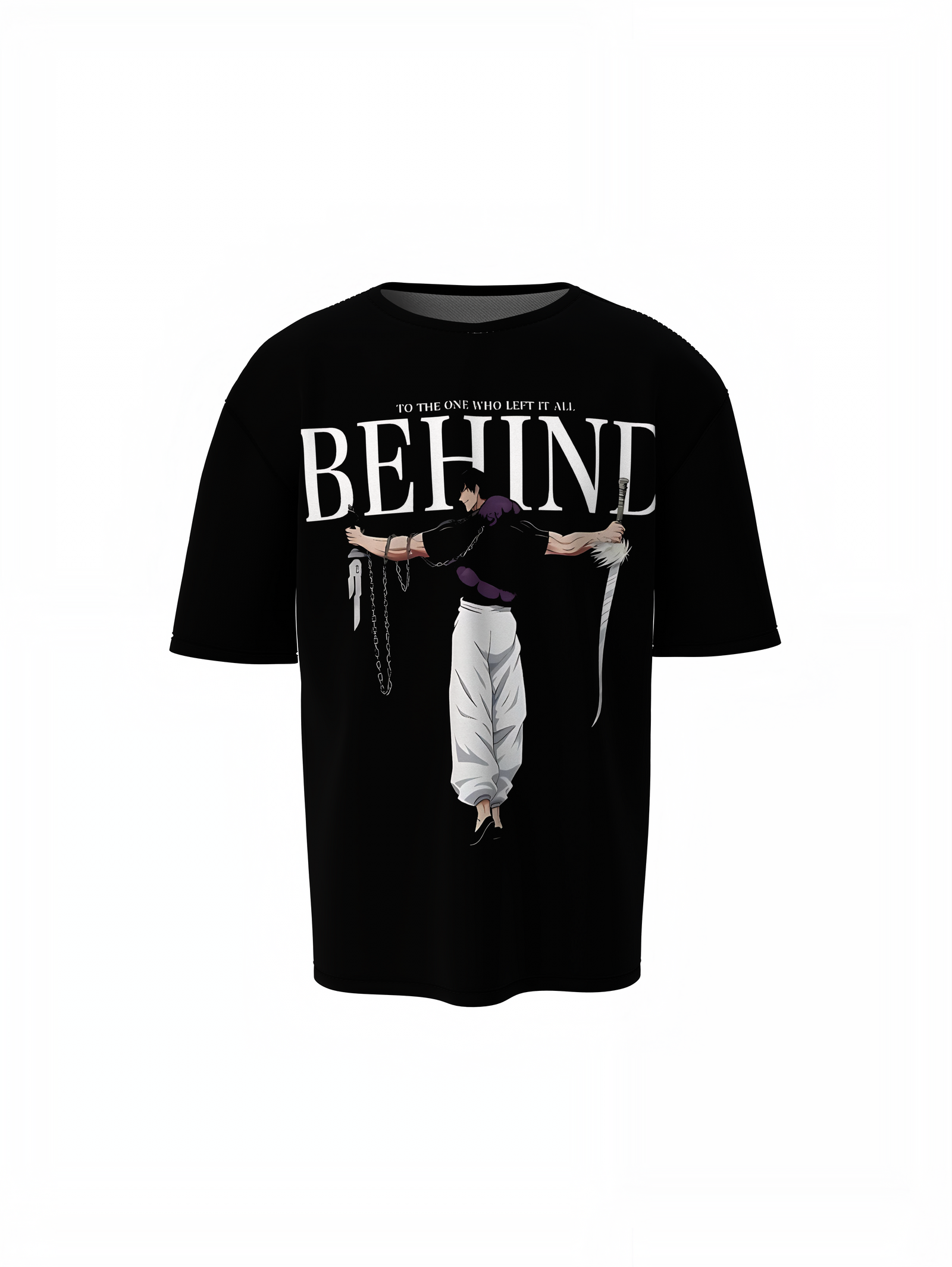 Behind Oversized T-Shirts