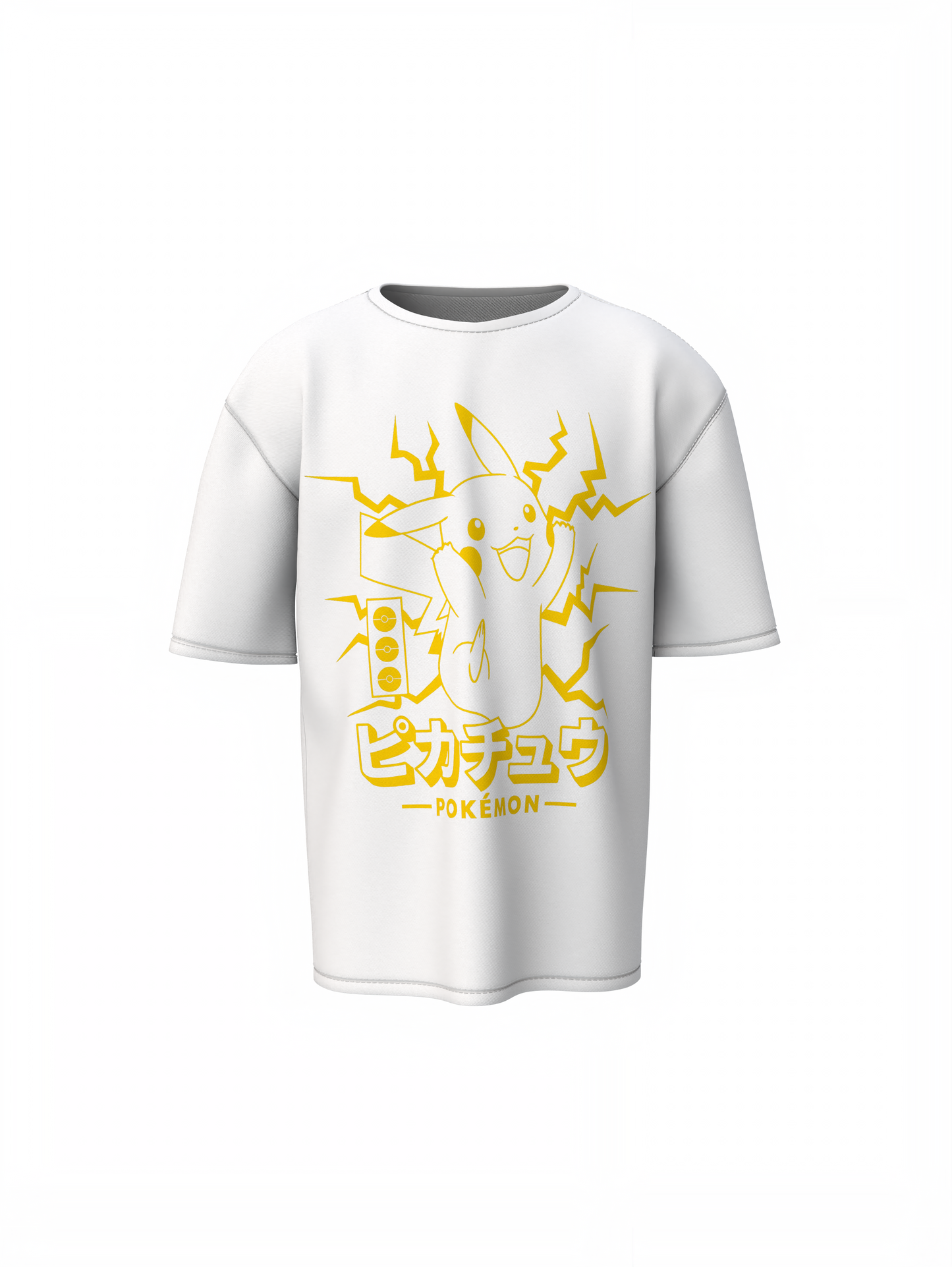 Pikachu Pokémon Oversized T-Shirts – Fun Anime Streetwear