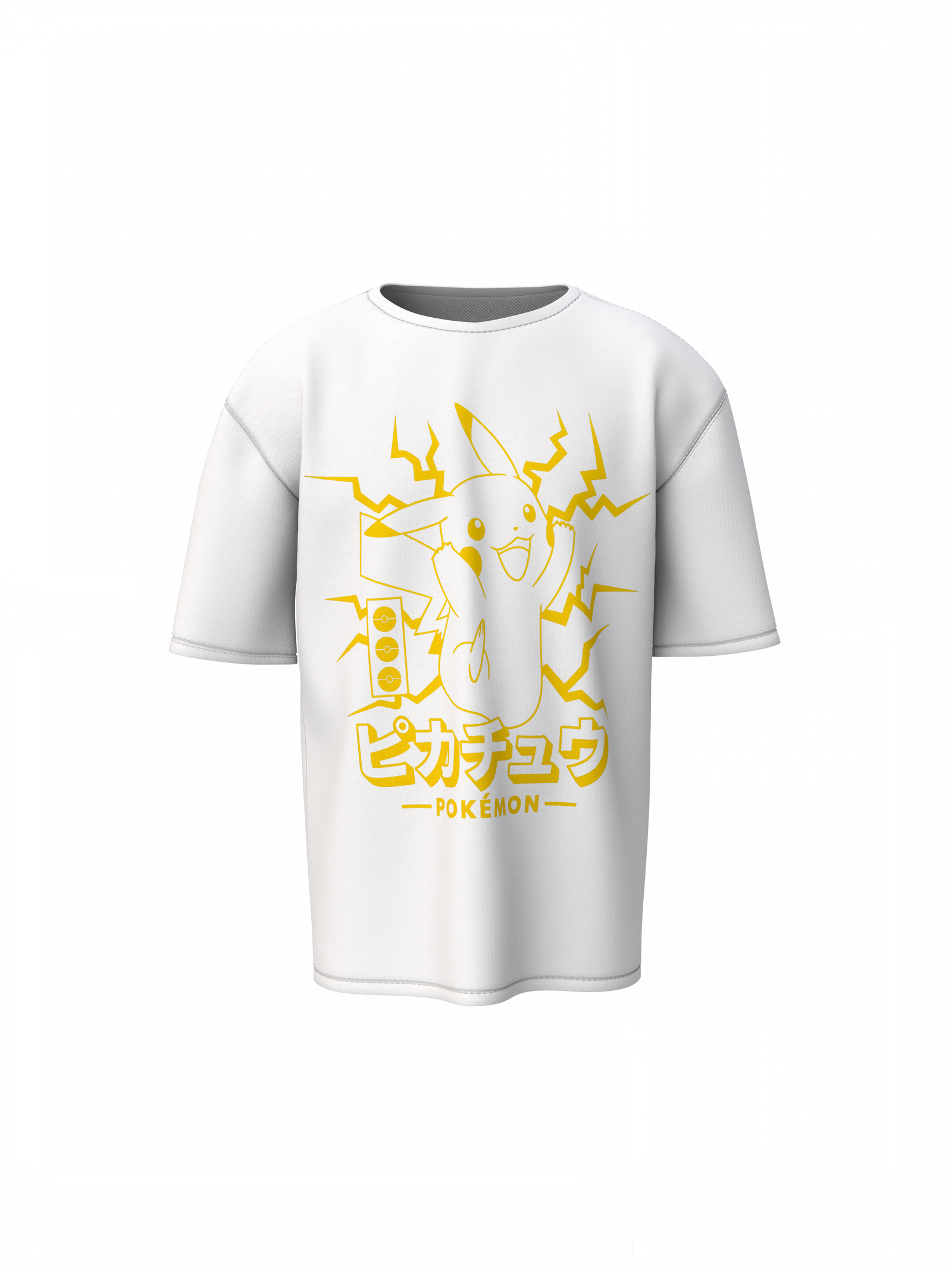 Pikachu Pokémon Oversized T-Shirts – Fun Anime Streetwear
