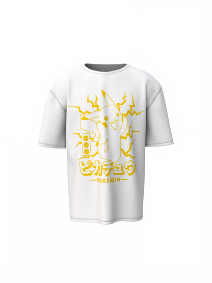 Pikachu Pokémon Oversized T-Shirts – Fun Anime Streetwear