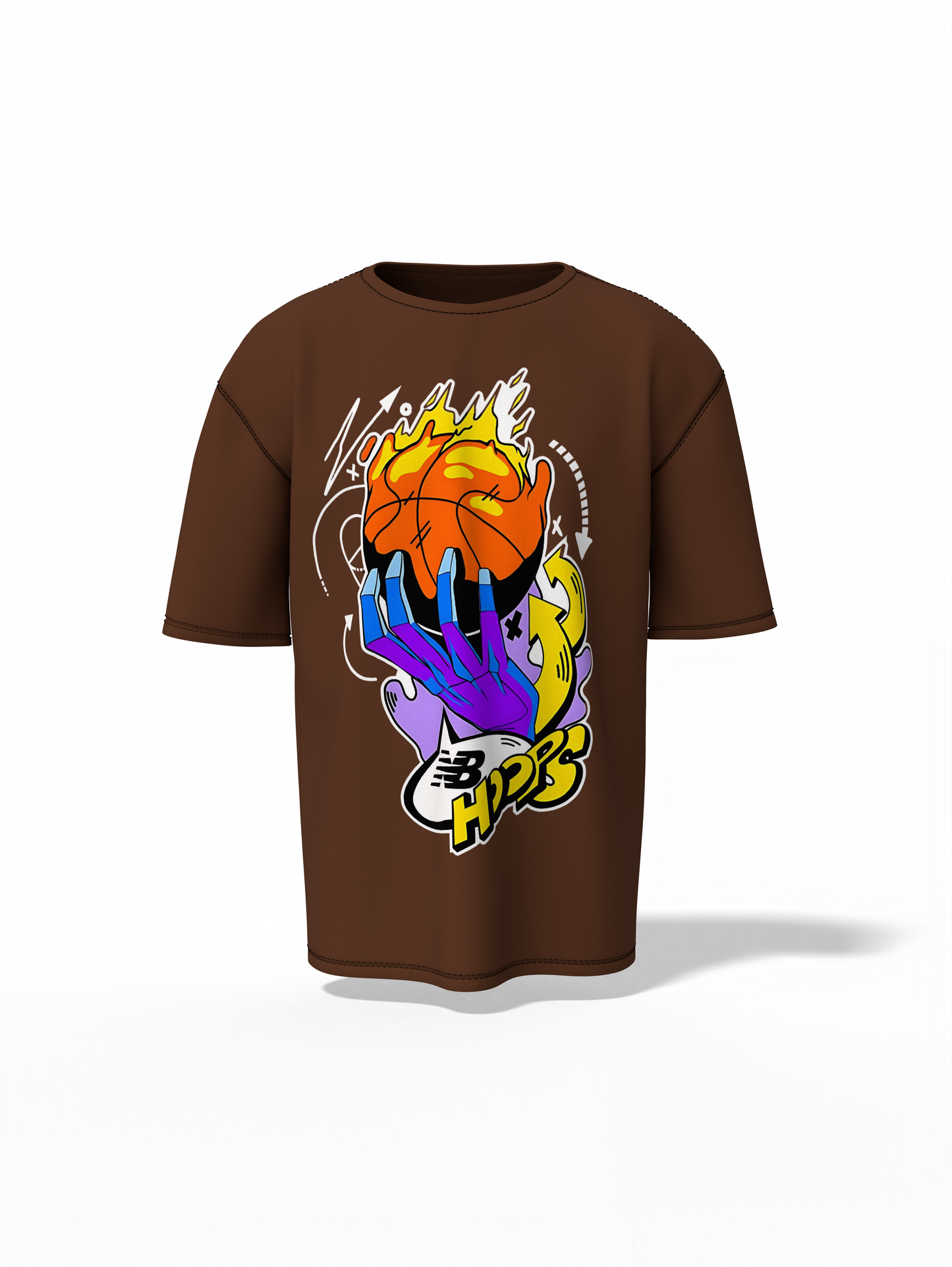NB Hoops Oversized T-Shirt – Trendy & Comfortable Streetwear
