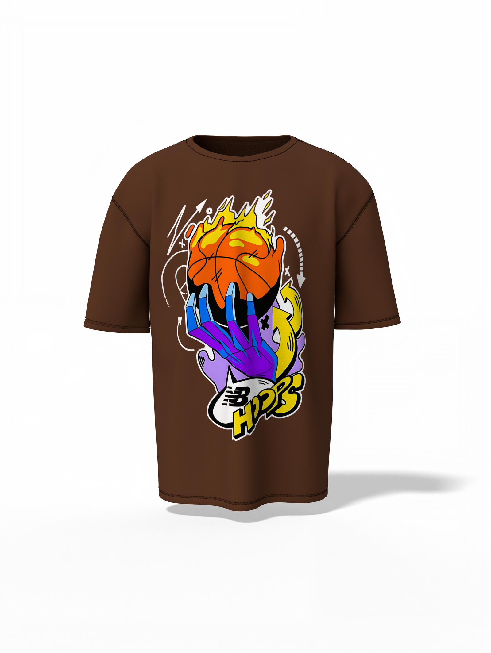NB Hoops Oversized T-Shirt – Trendy & Comfortable Streetwear