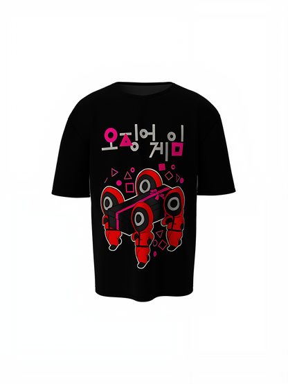 Mini Guards Oversized T-Shirt Streetwear Unisex Style