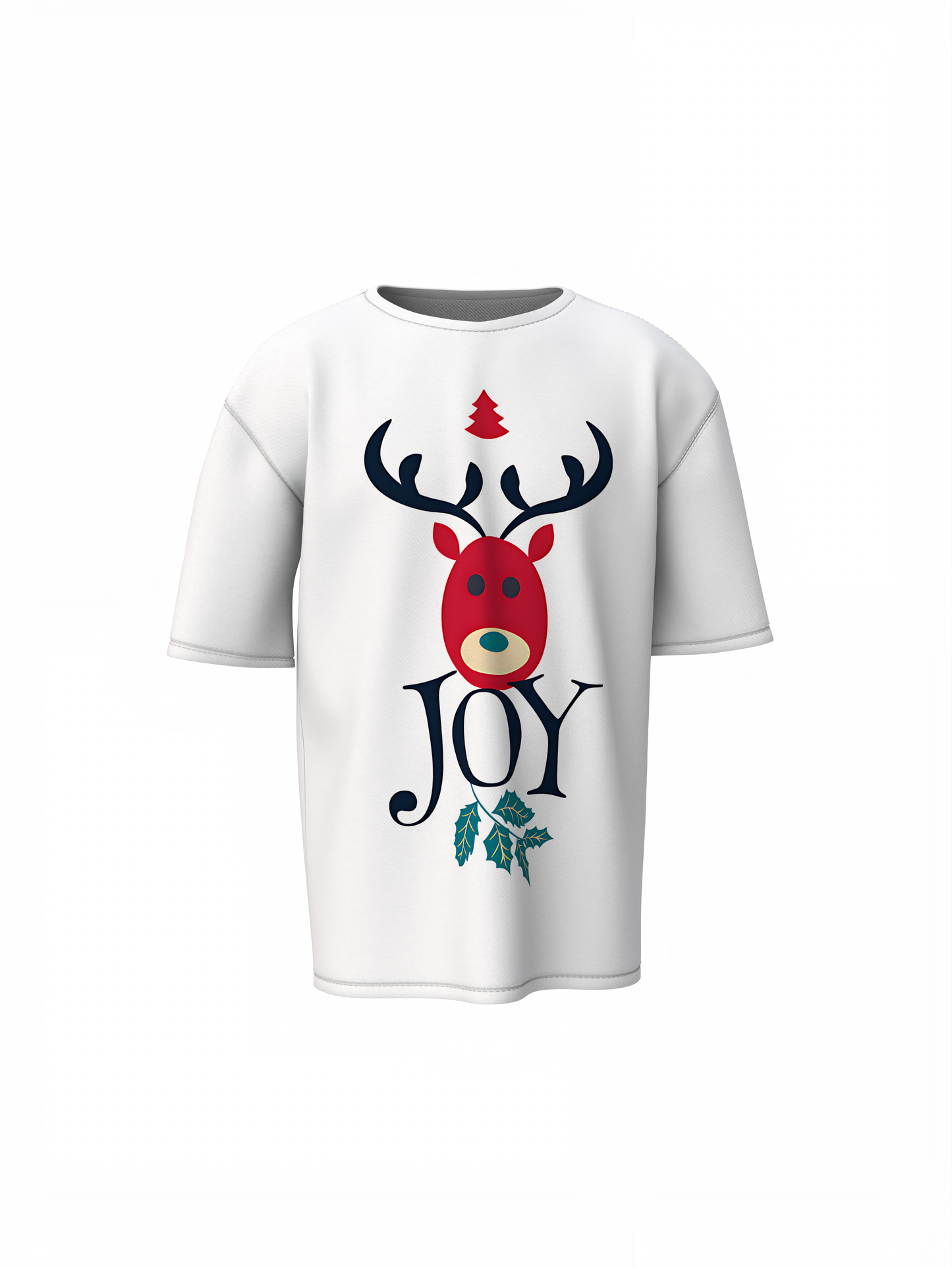 Joy Oversized T-Shirts – Festive Casual Streetwear Style