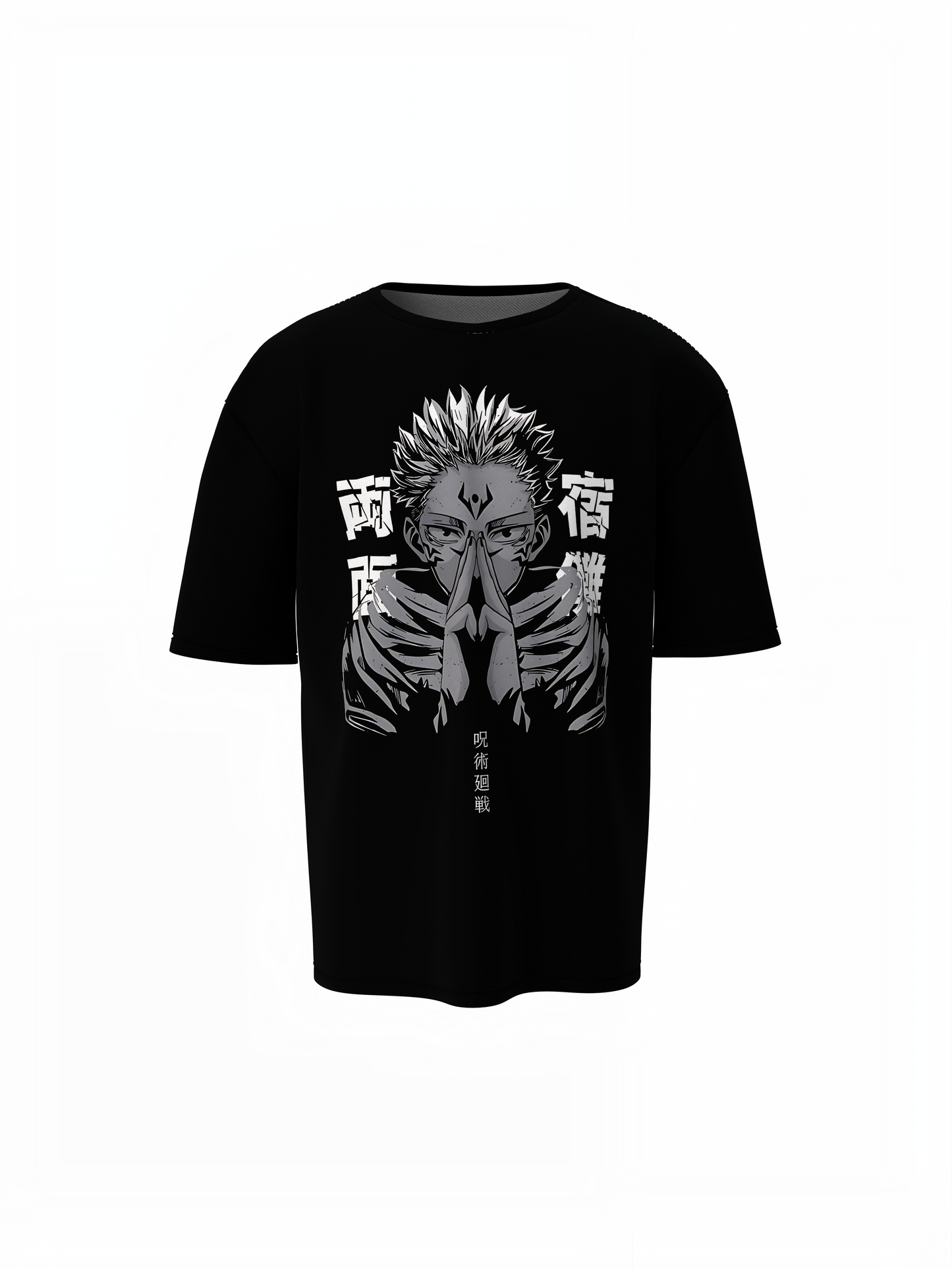 Ryomen Sukuna Oversized T-Shirts for Anime Streetwear Looks