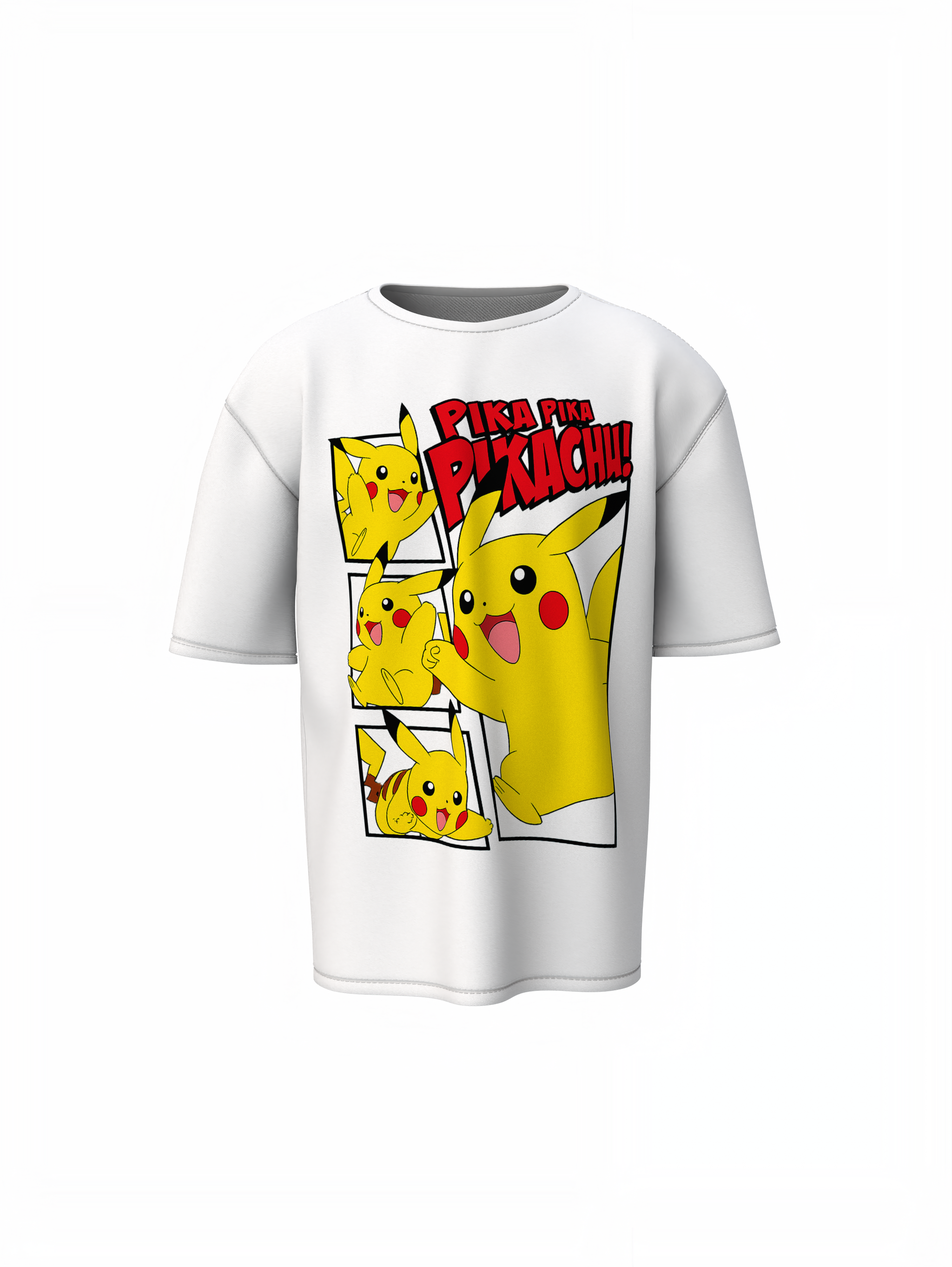 Pika Pika Pikachu Oversized T-Shirts