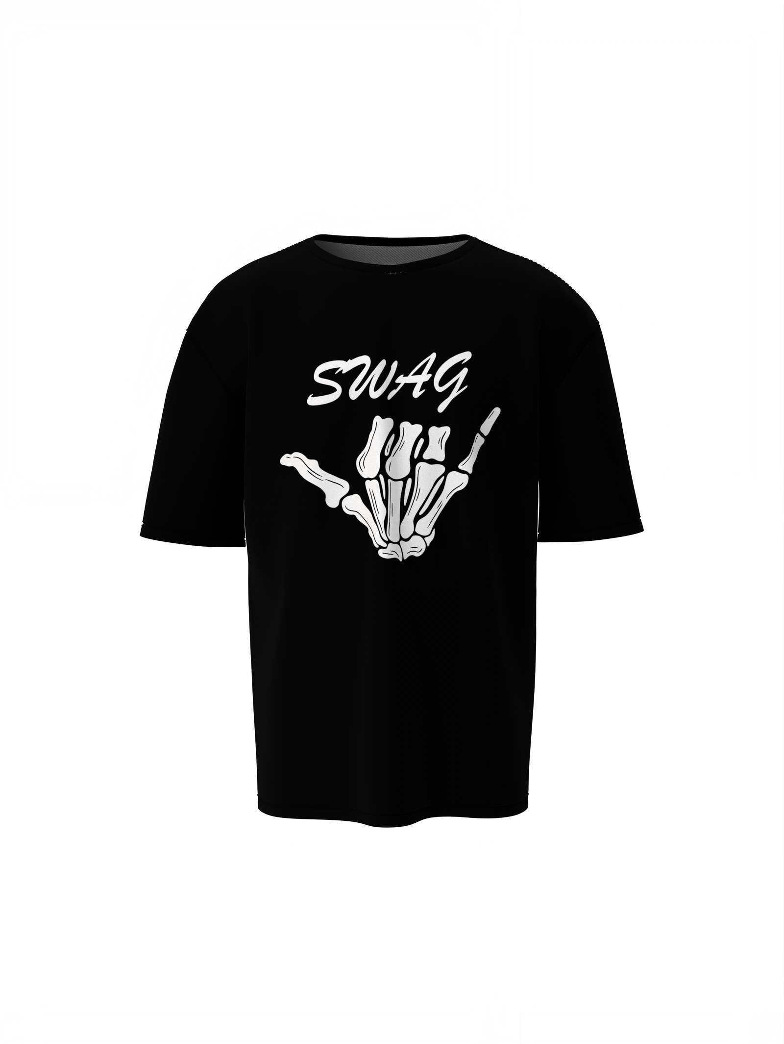 Swag Sign Oversized T-Shirt for Bold Casual Streetwear Tees