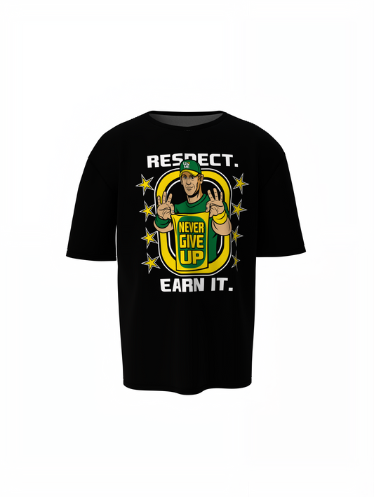 Respect Earn Oversized T-Shirts