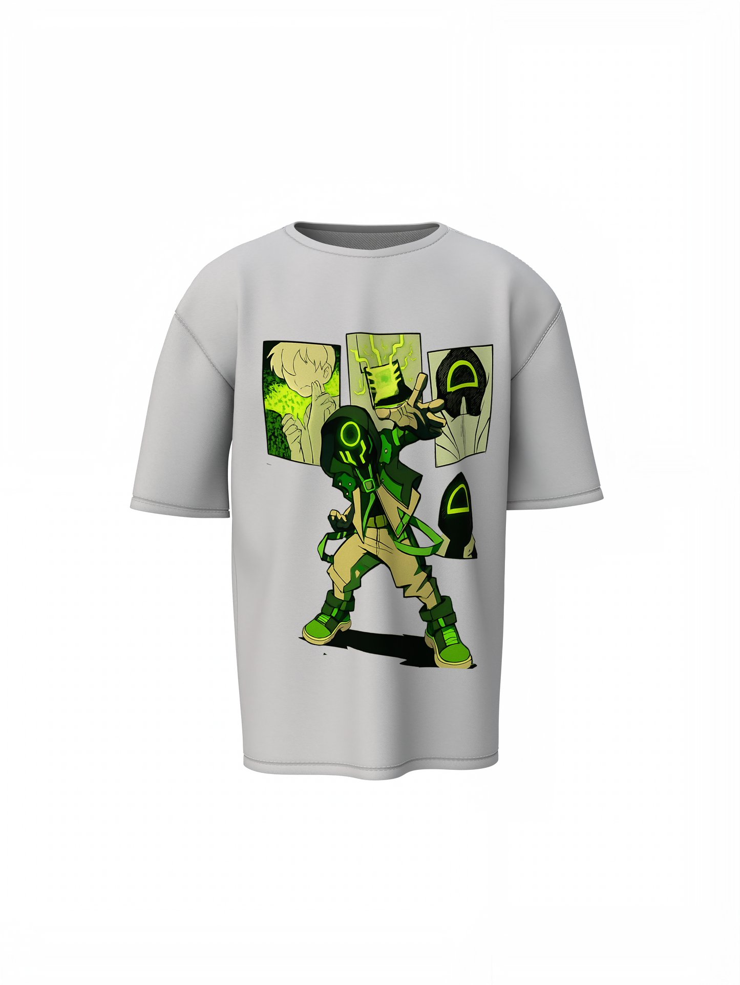 Chaquetrix Oversized T-Shirts – Futuristic Graphic Streetwear