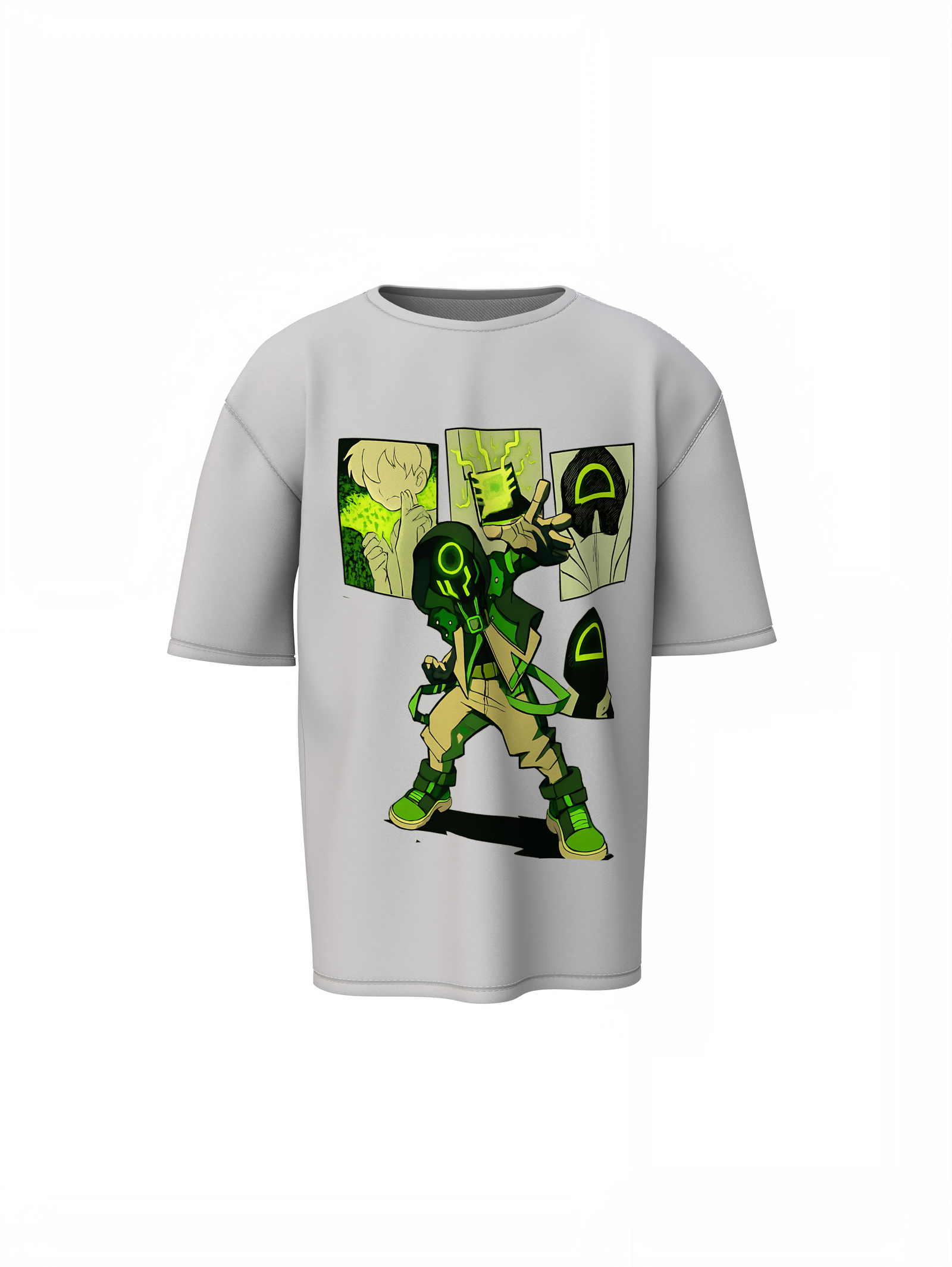 Chaquetrix Oversized T-Shirts – Futuristic Graphic Streetwear