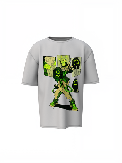 Chaquetrix Oversized T-Shirts – Futuristic Graphic Streetwear