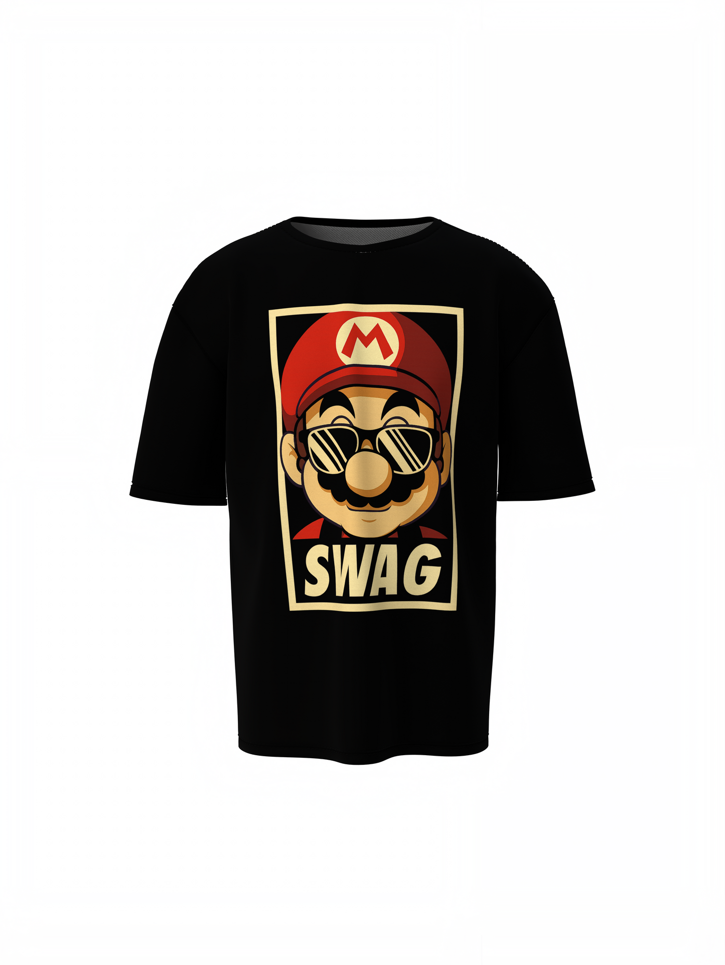 Mario Swag Oversized T-Shirts – Bold & Trendy Streetwear