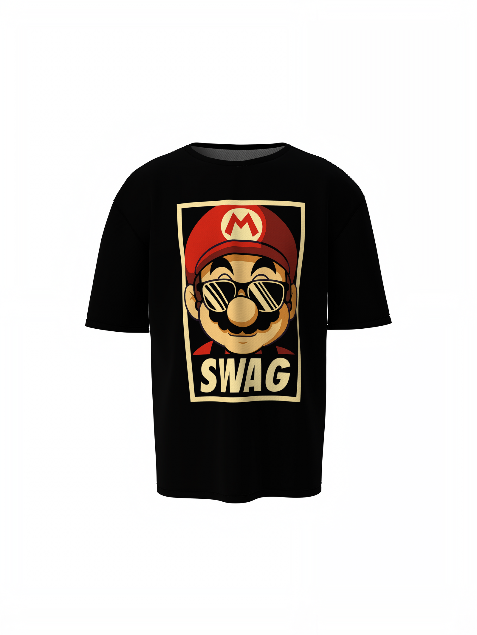 Mario Swag Oversized T-Shirts – Bold & Trendy Streetwear