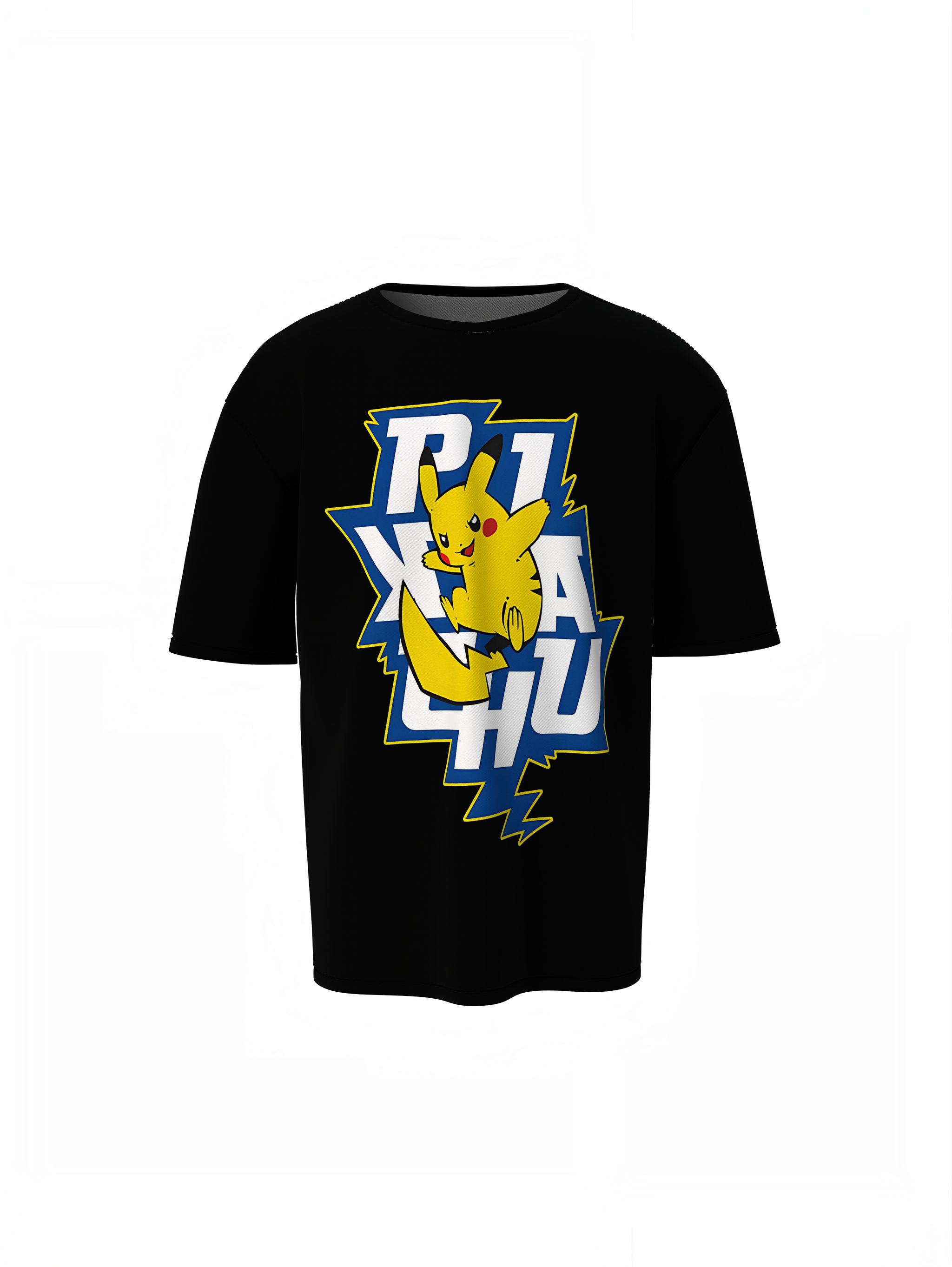 Thunder Pikachu Oversized T-Shirts