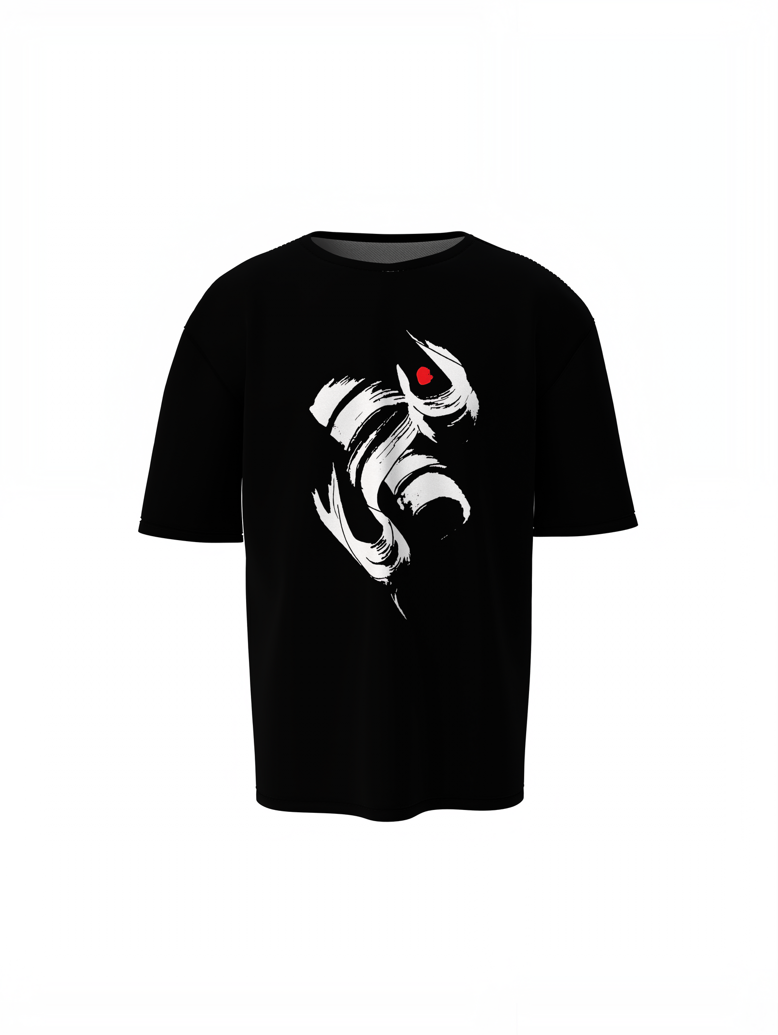 Om Brush Art Oversized T-Shirts