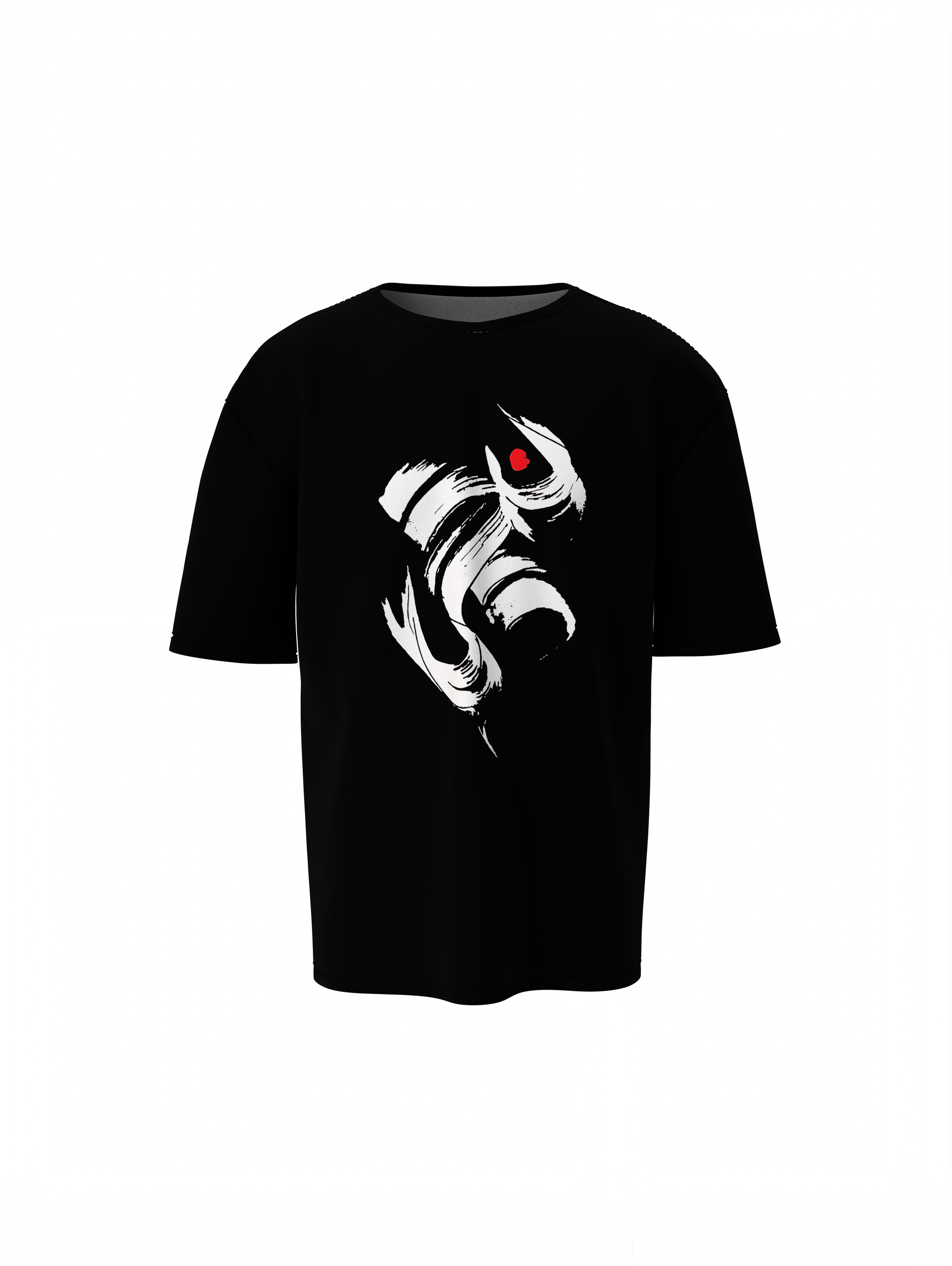 Om Brush Art Oversized T-Shirts