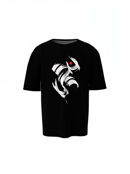 Om Brush Art Oversized T-Shirts