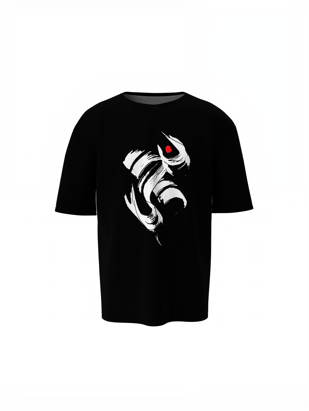 Om Brush Art Oversized T-Shirts