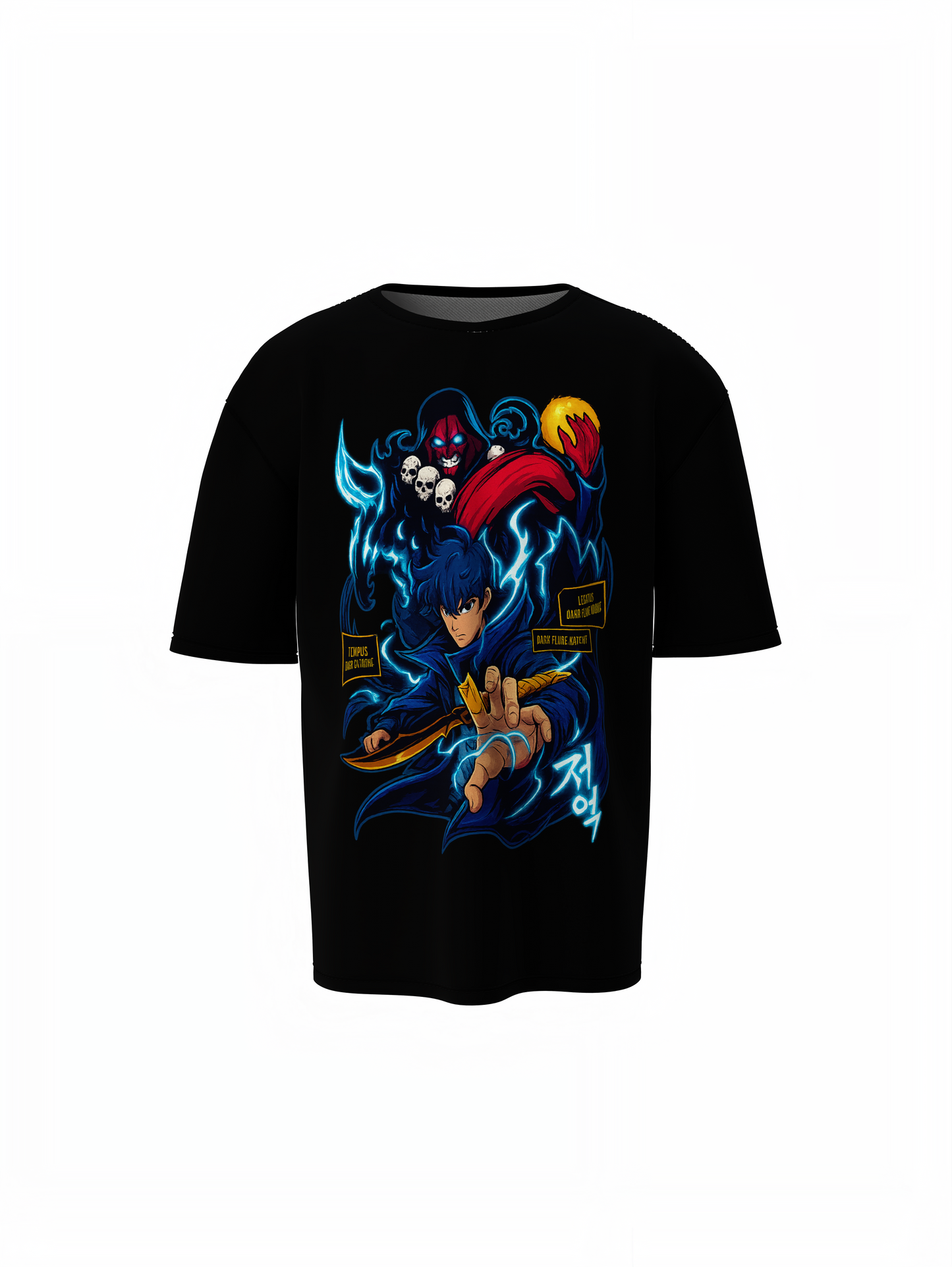Dark Flure Katcht Oversized Comfortable Graphic T-shirt