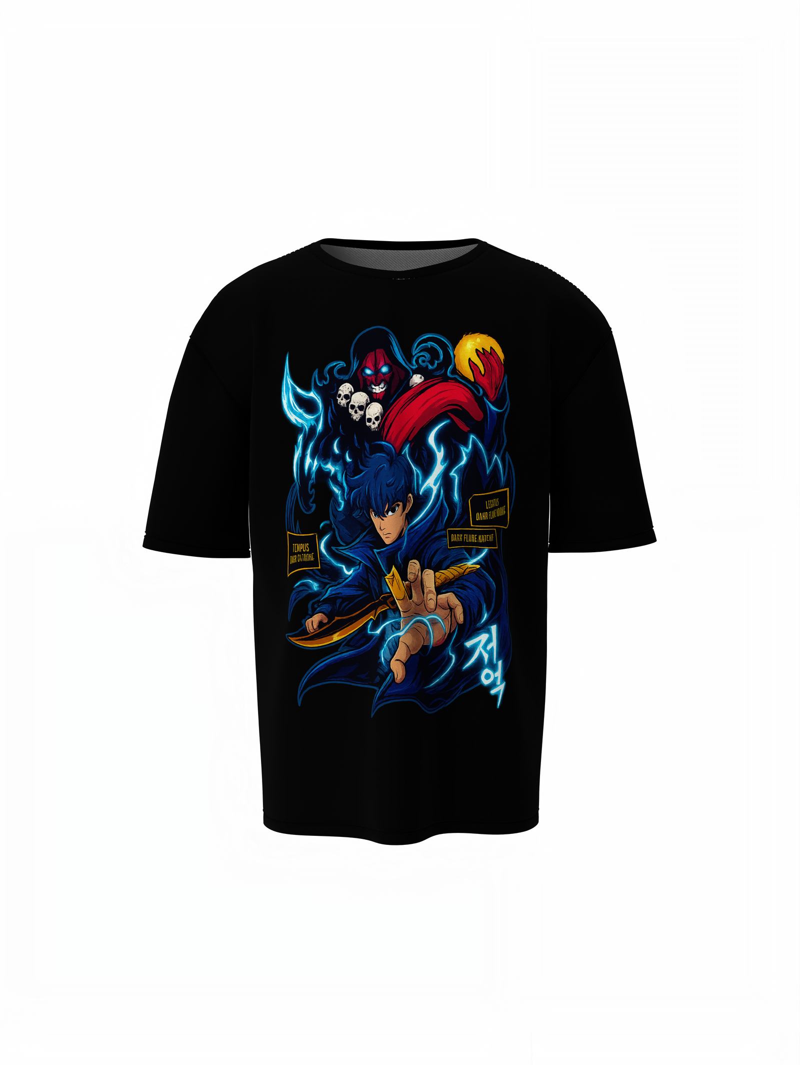 Dark Flure Katcht Oversized Comfortable Graphic T-shirt