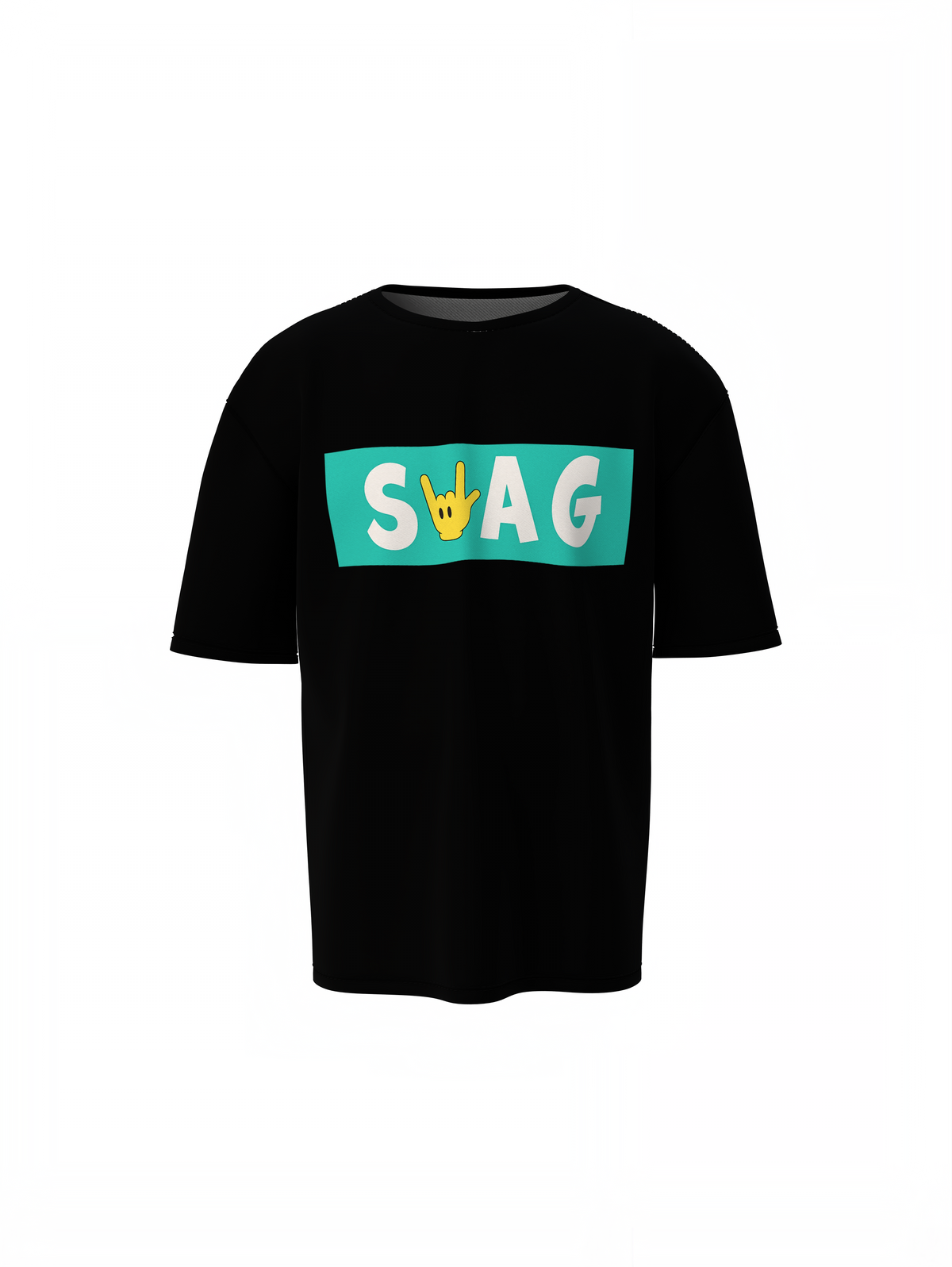 Swag Sign Hand Oversized T-Shirts