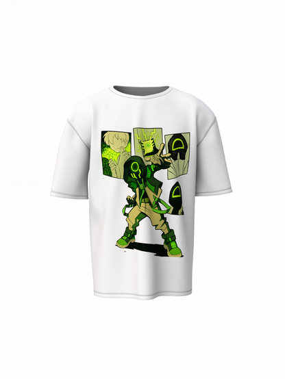 Chaquetrix Oversized T-Shirts – Futuristic Graphic Streetwear
