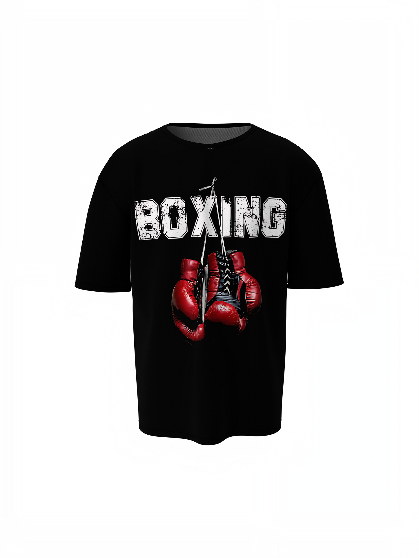 Boxing Red Gloves Oversized T-Shirts