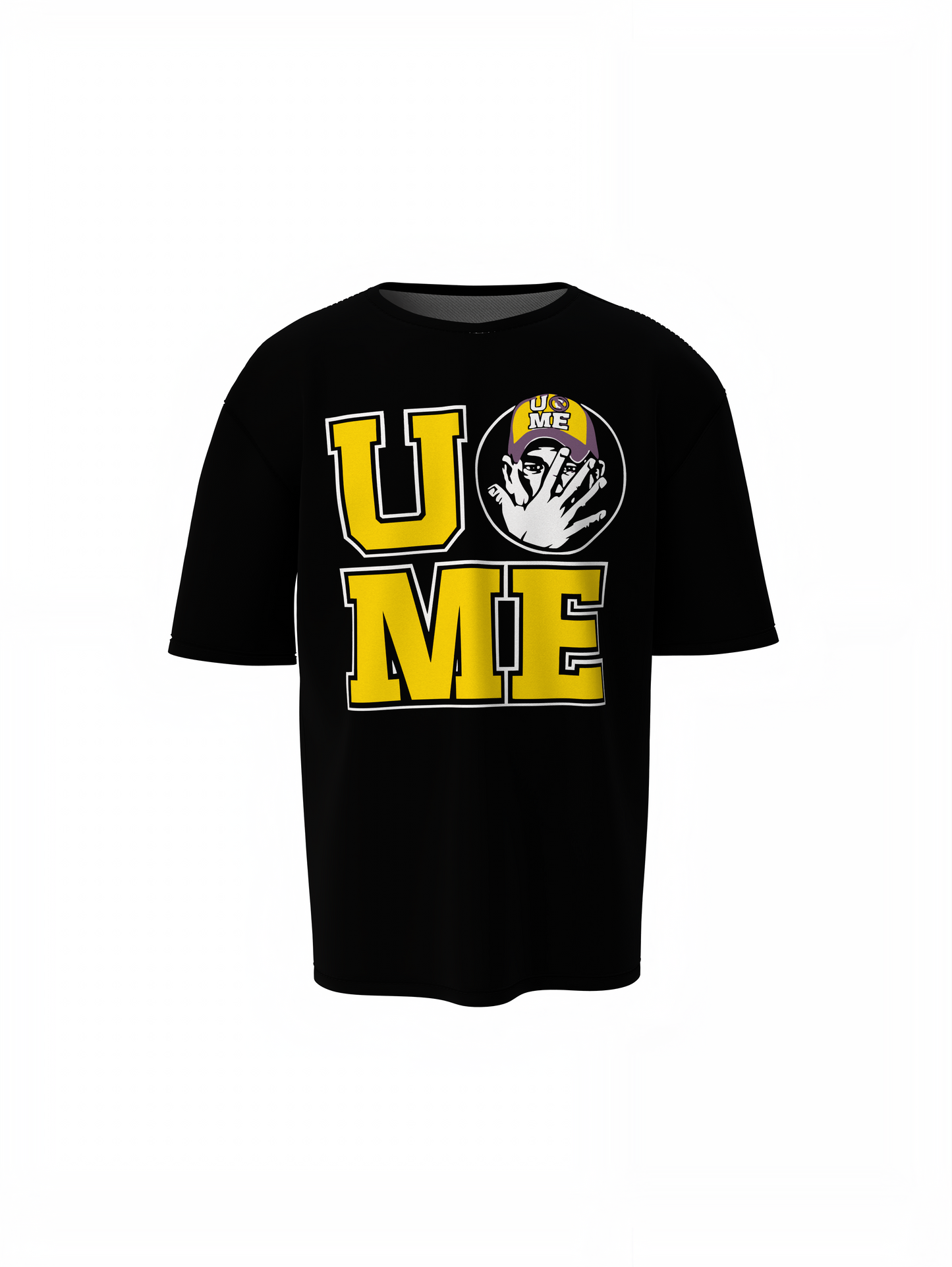 John Cena UCME Oversized T-Shirts Bold WWE Streetwear