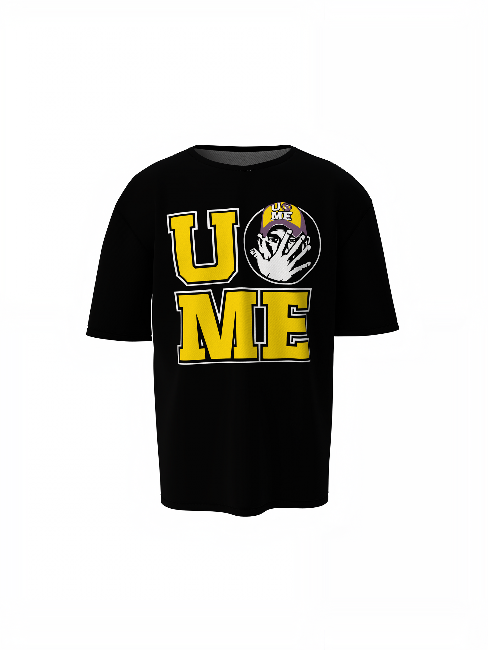 John Cena UCME Oversized T-Shirts Bold WWE Streetwear