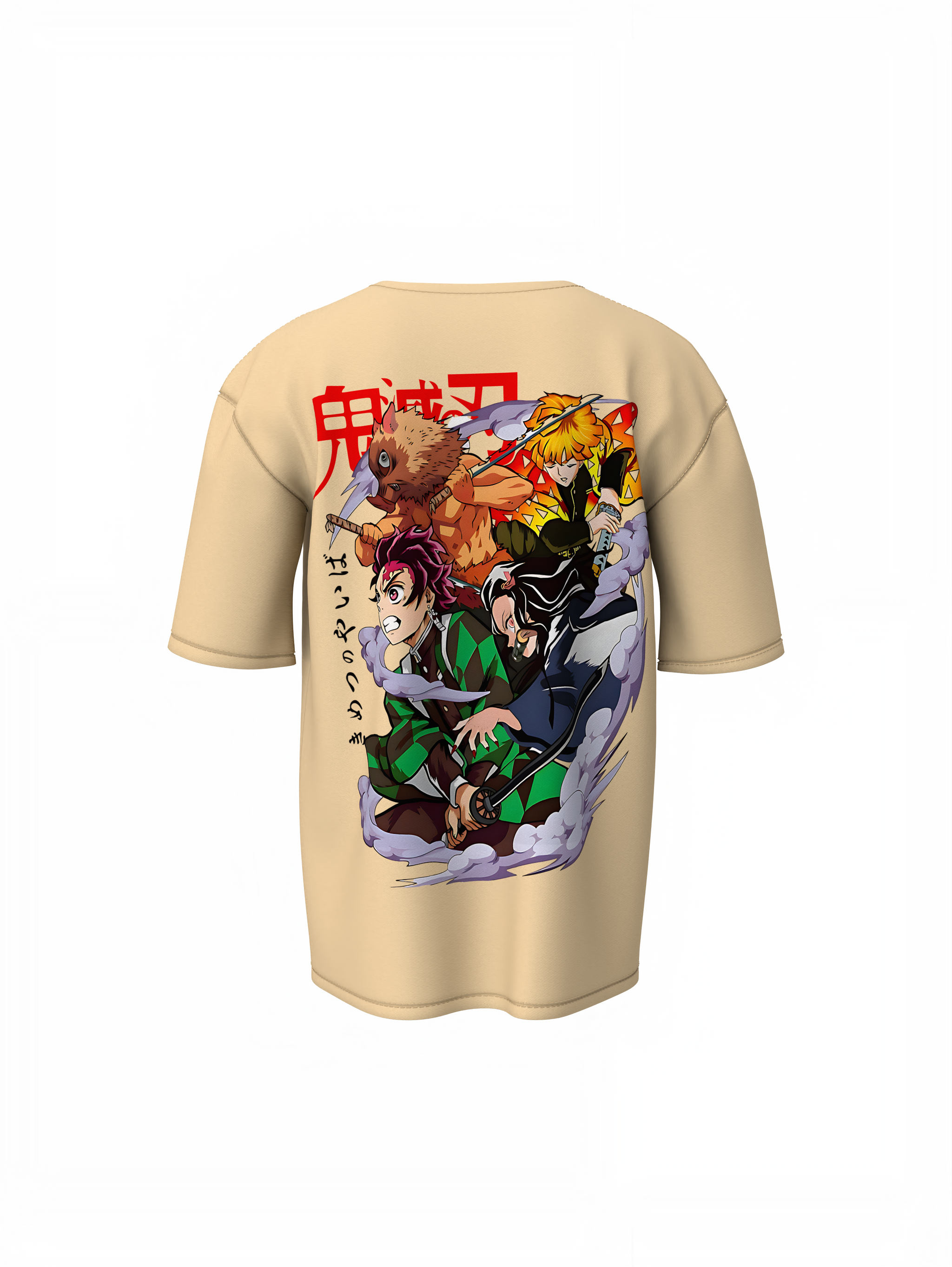 Tanjiro Zenitsu Inosuke Oversized T-Shirts