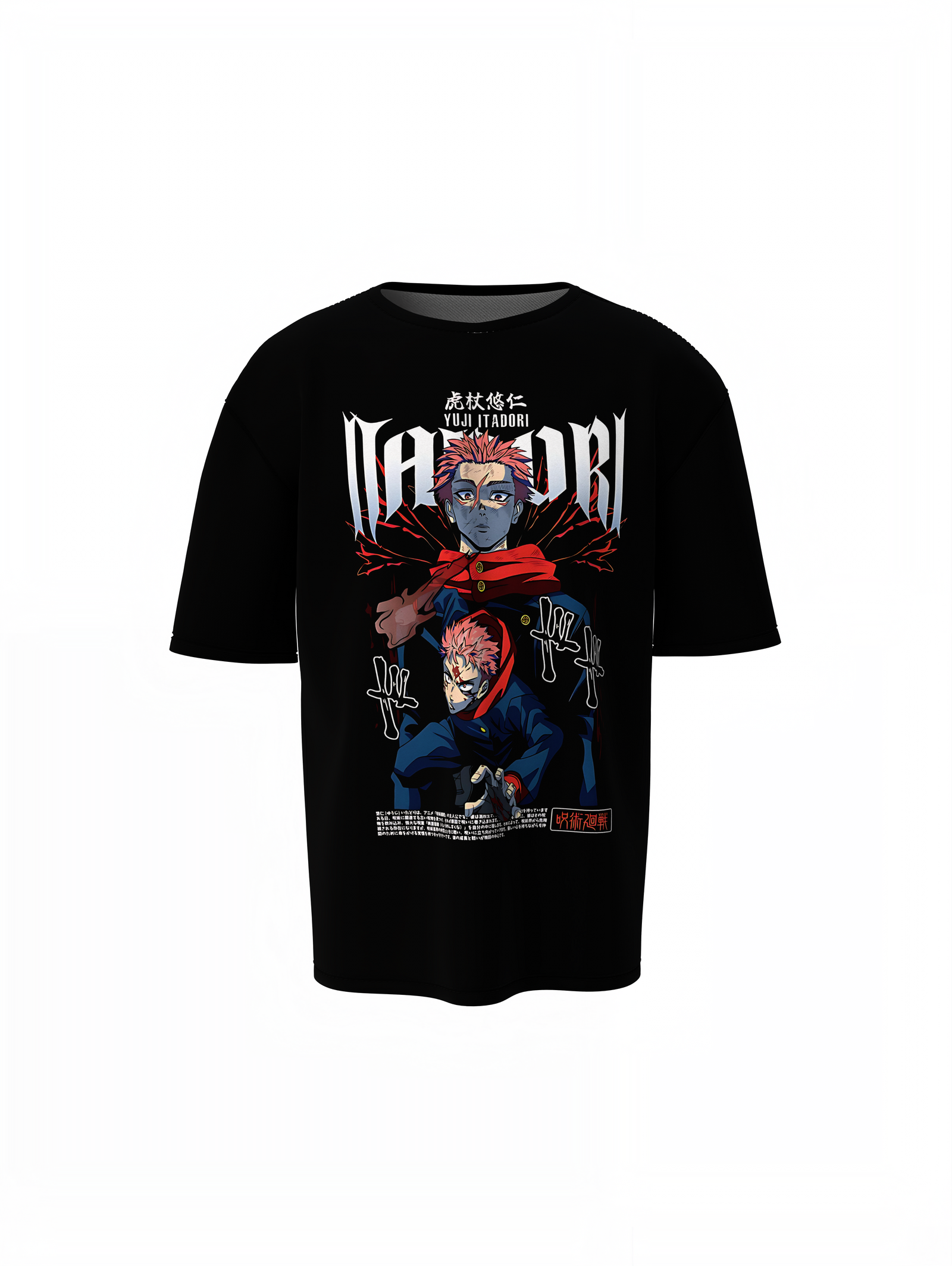 Itadori Oversized T-Shirt – Perfect Anime Streetwear Fashion