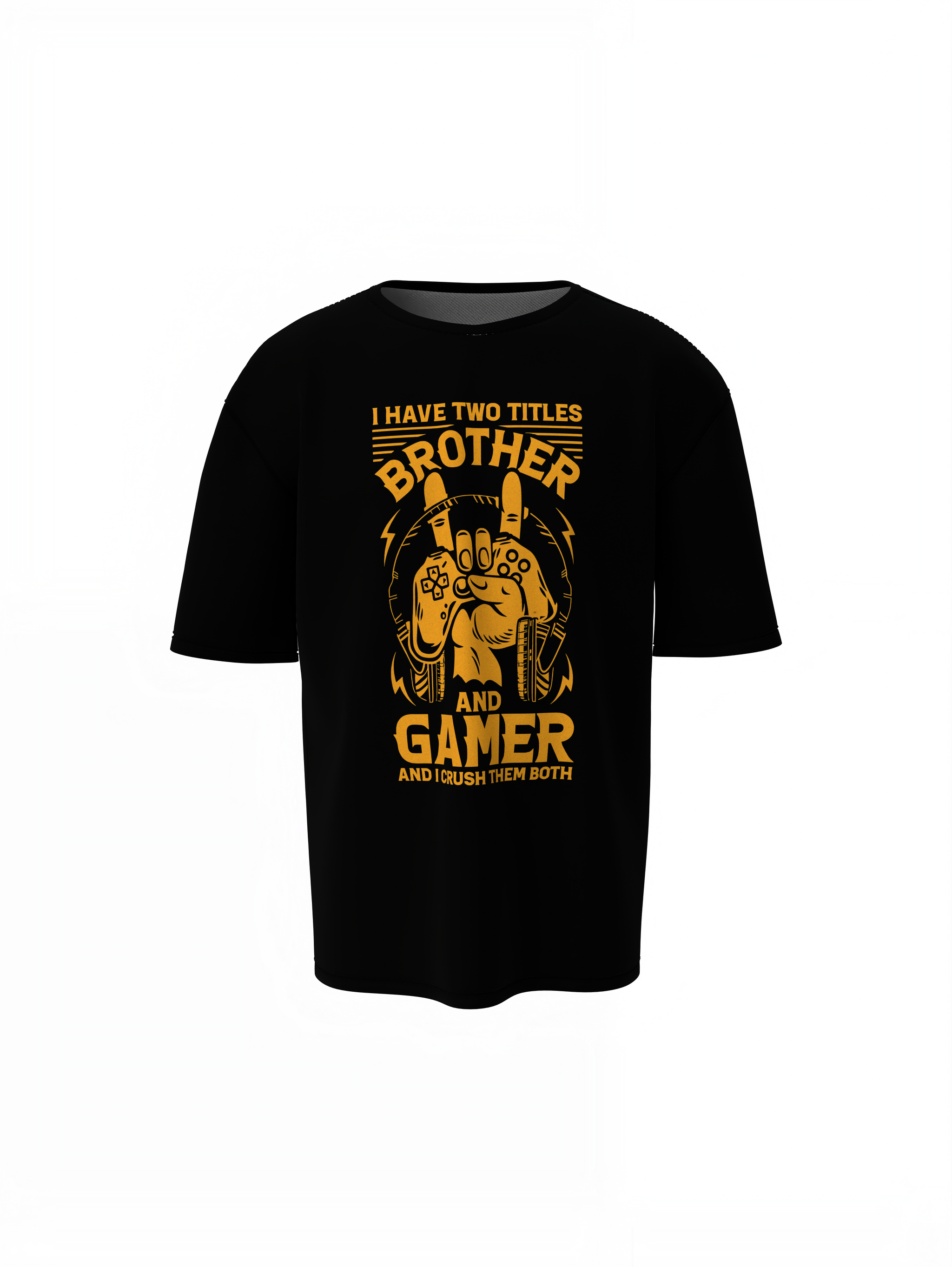 Gamer Brother Oversized T-Shirts