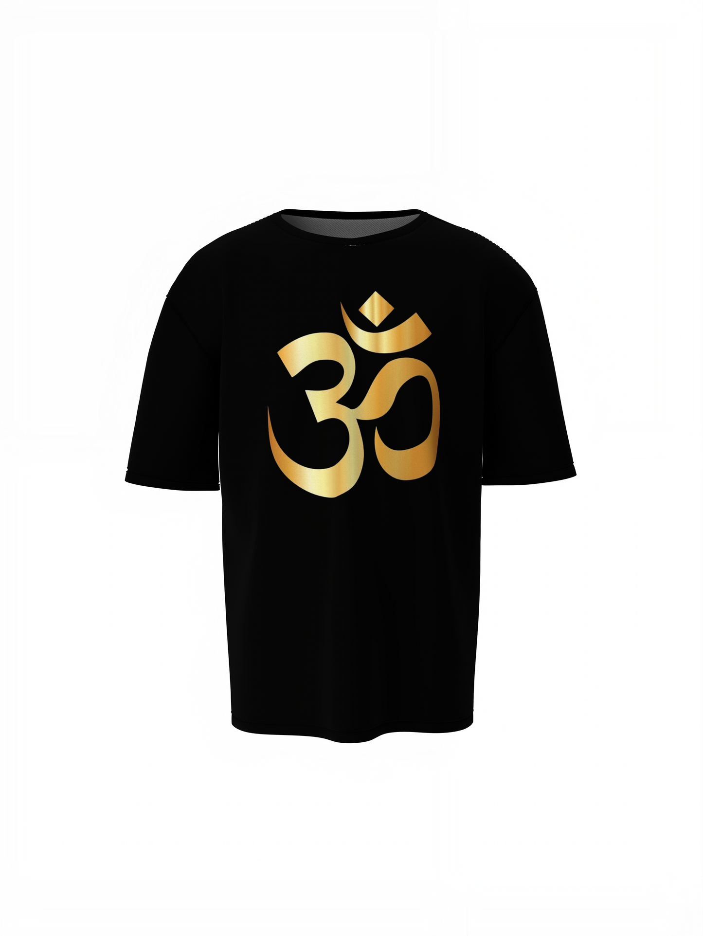 Om Gold Art Oversized T-Shirts