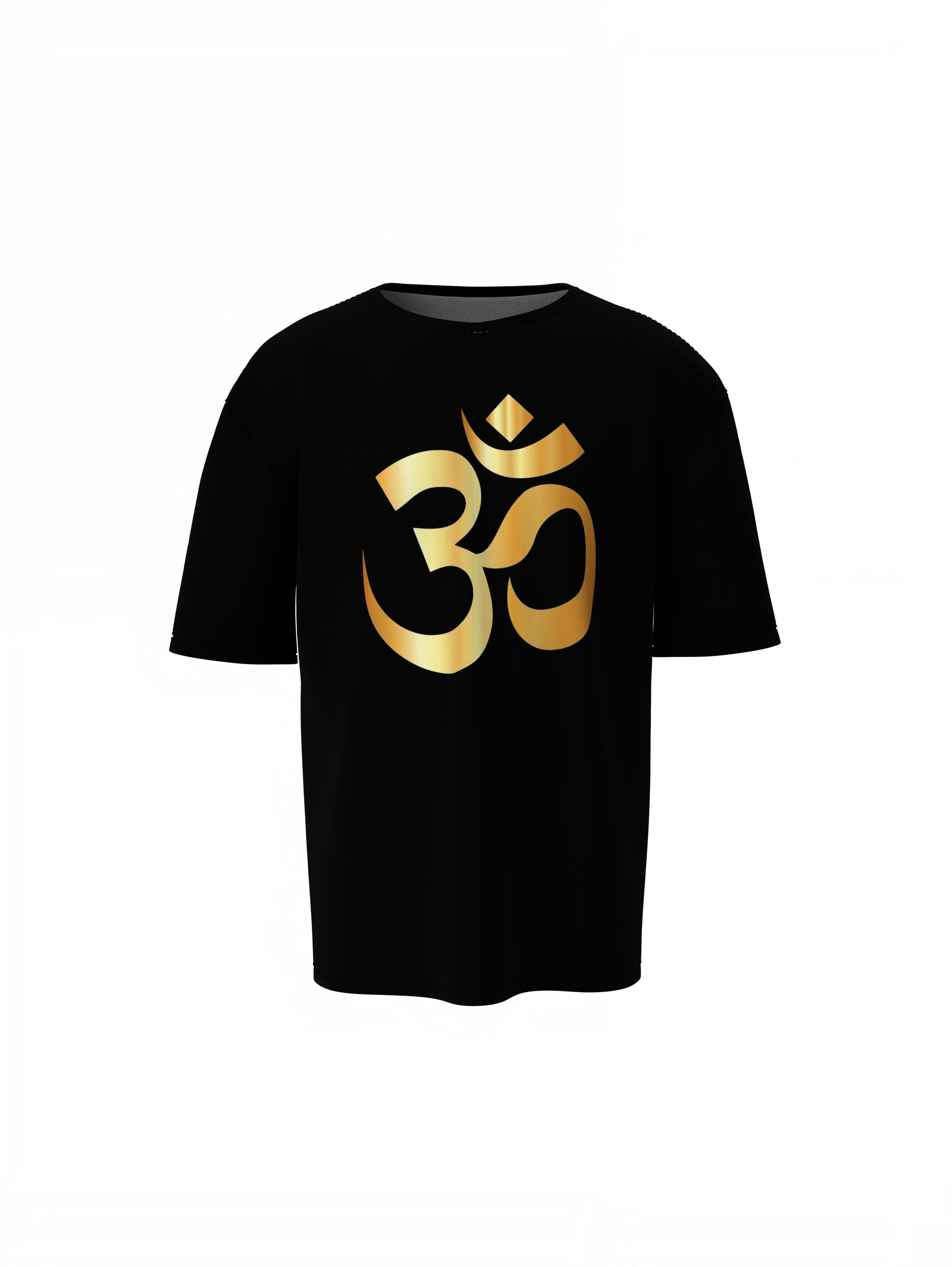 Om Gold Art Oversized T-Shirts