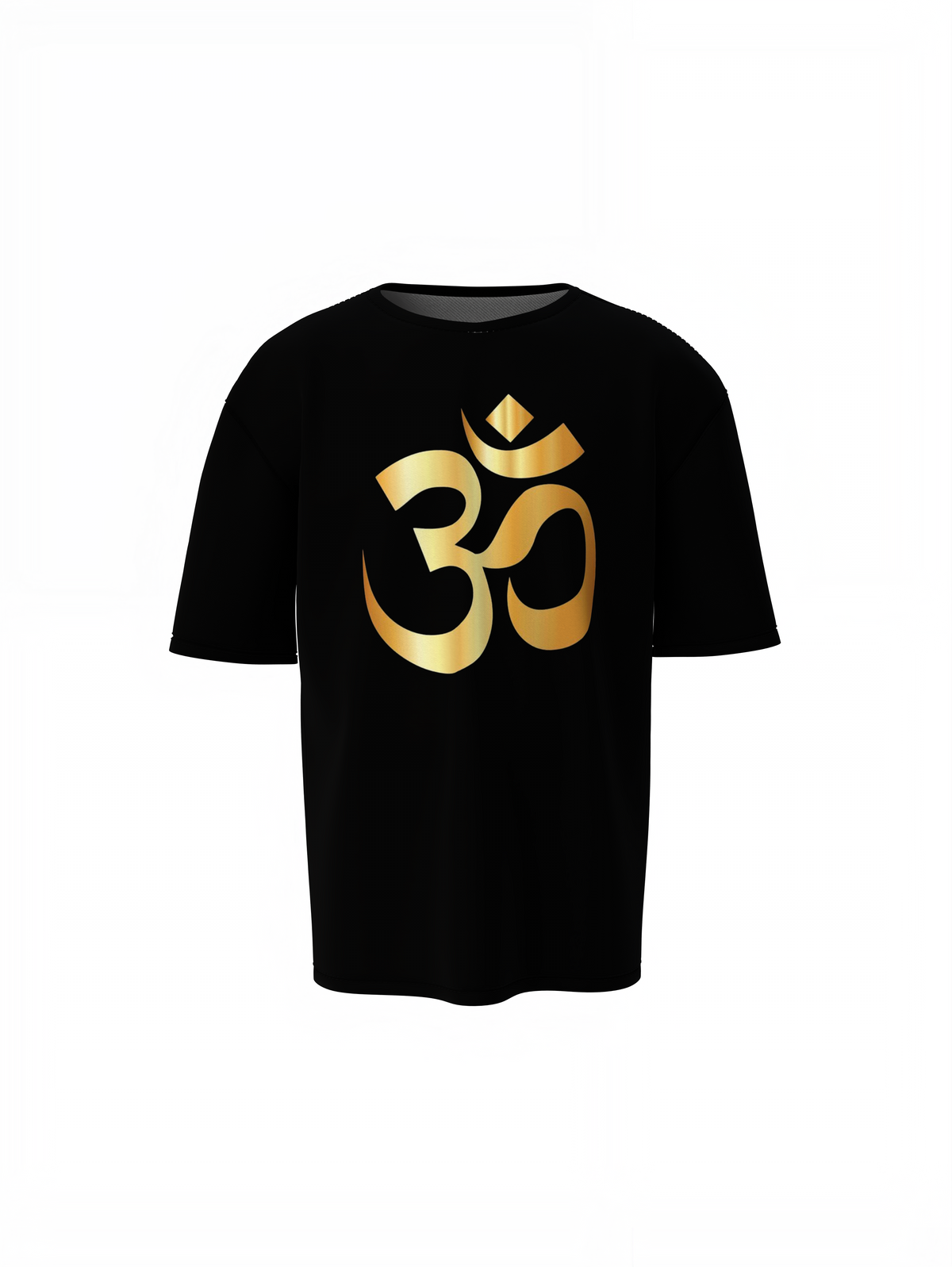 Aum Gold  Art Oversized T-Shirts