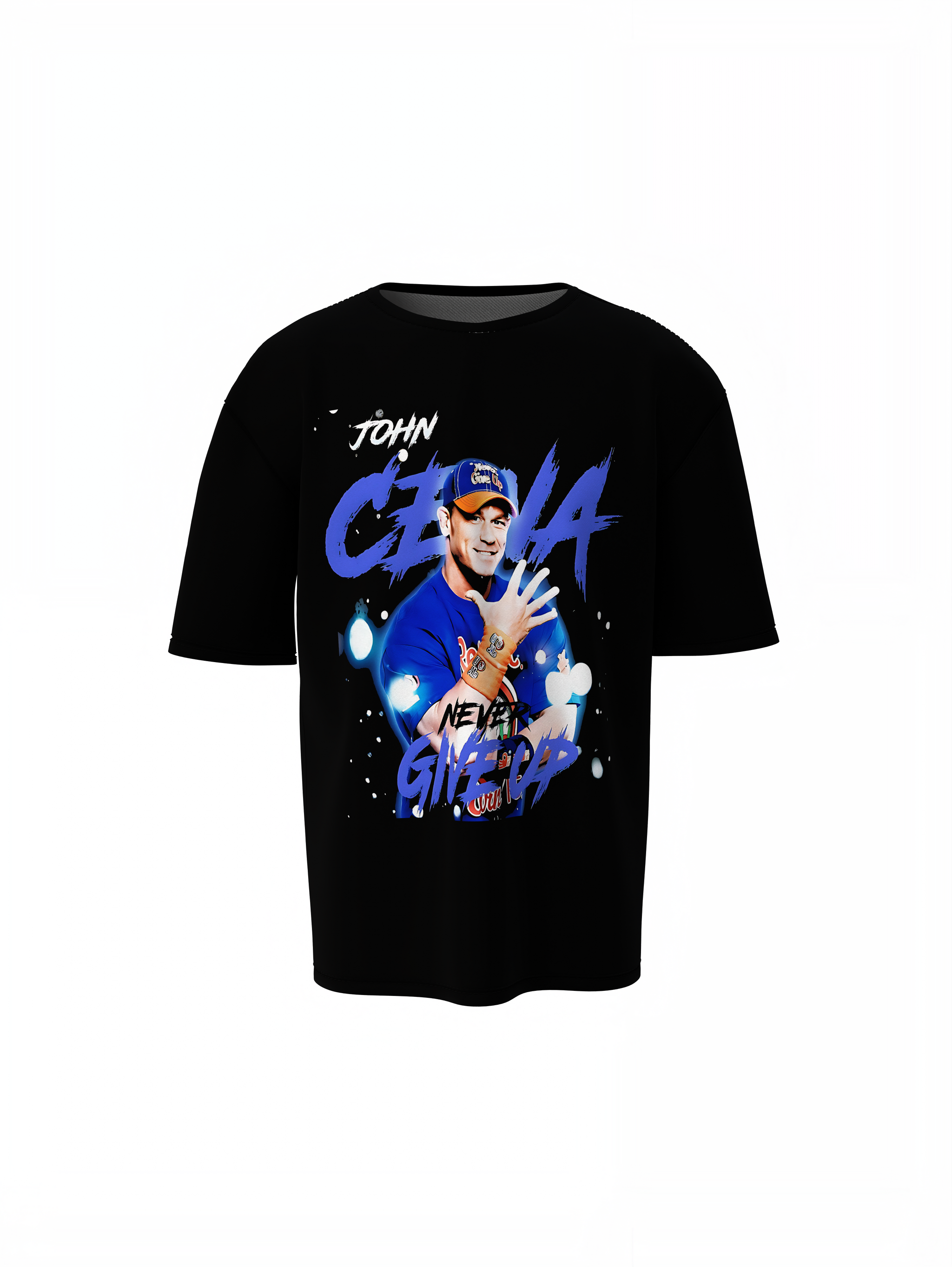 Johan Never Give Up Oversized T-Shirts