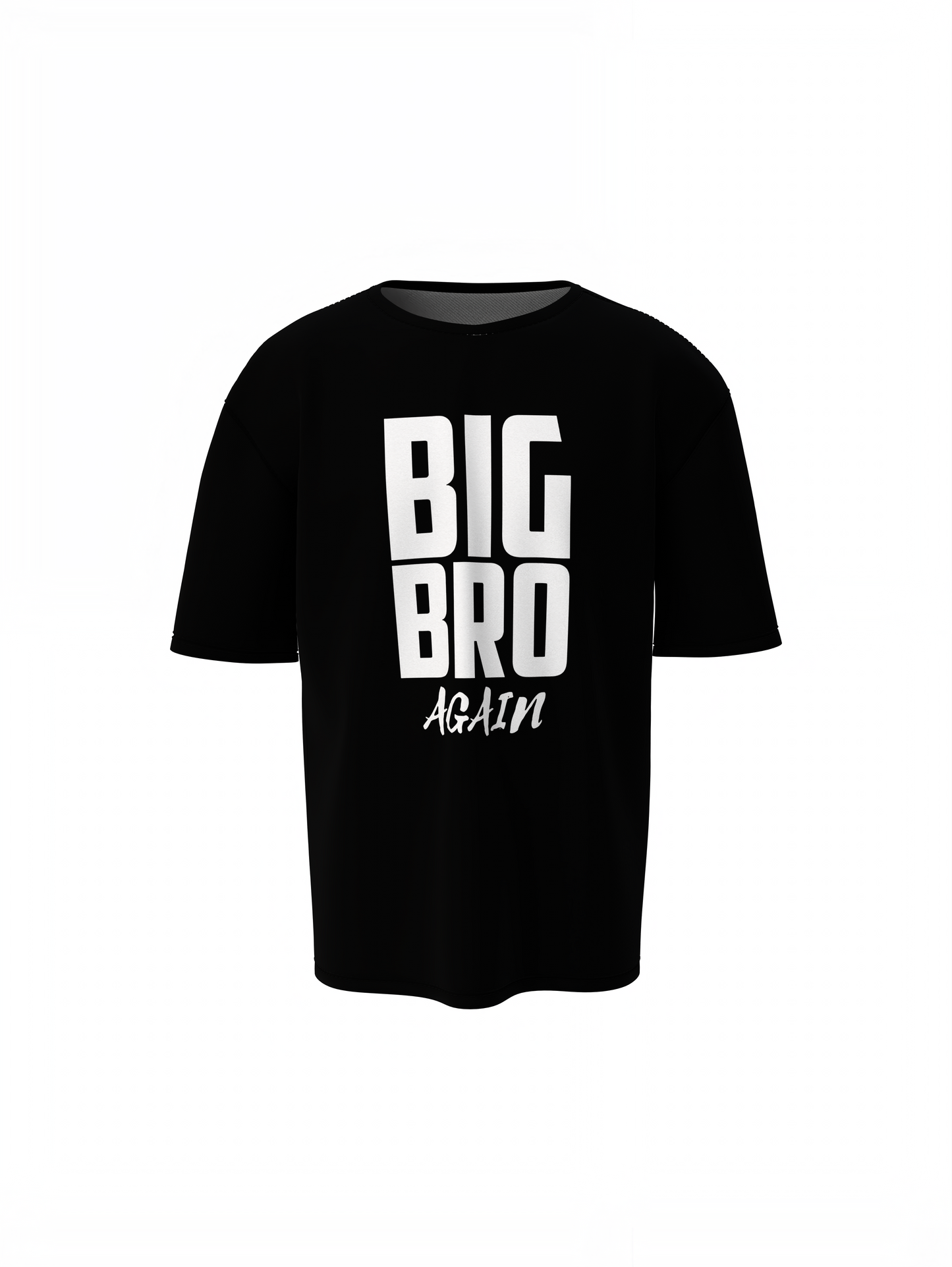 Big Bro Again Oversized T-Shirt Casual Comfortable Streetwear