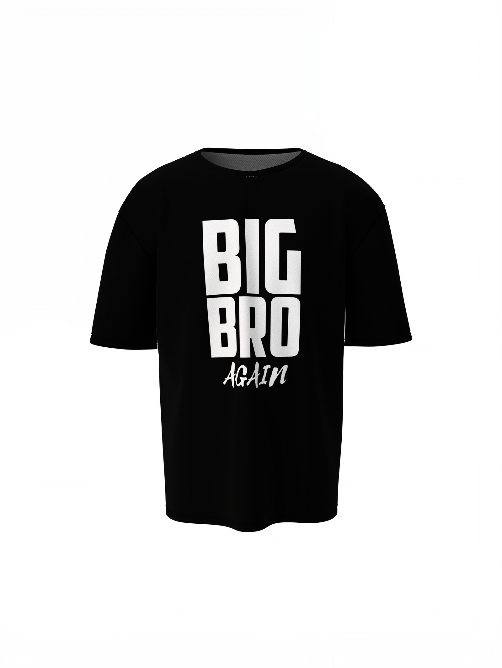 Big Bro Again Oversized T-Shirt Casual Comfortable Streetwear