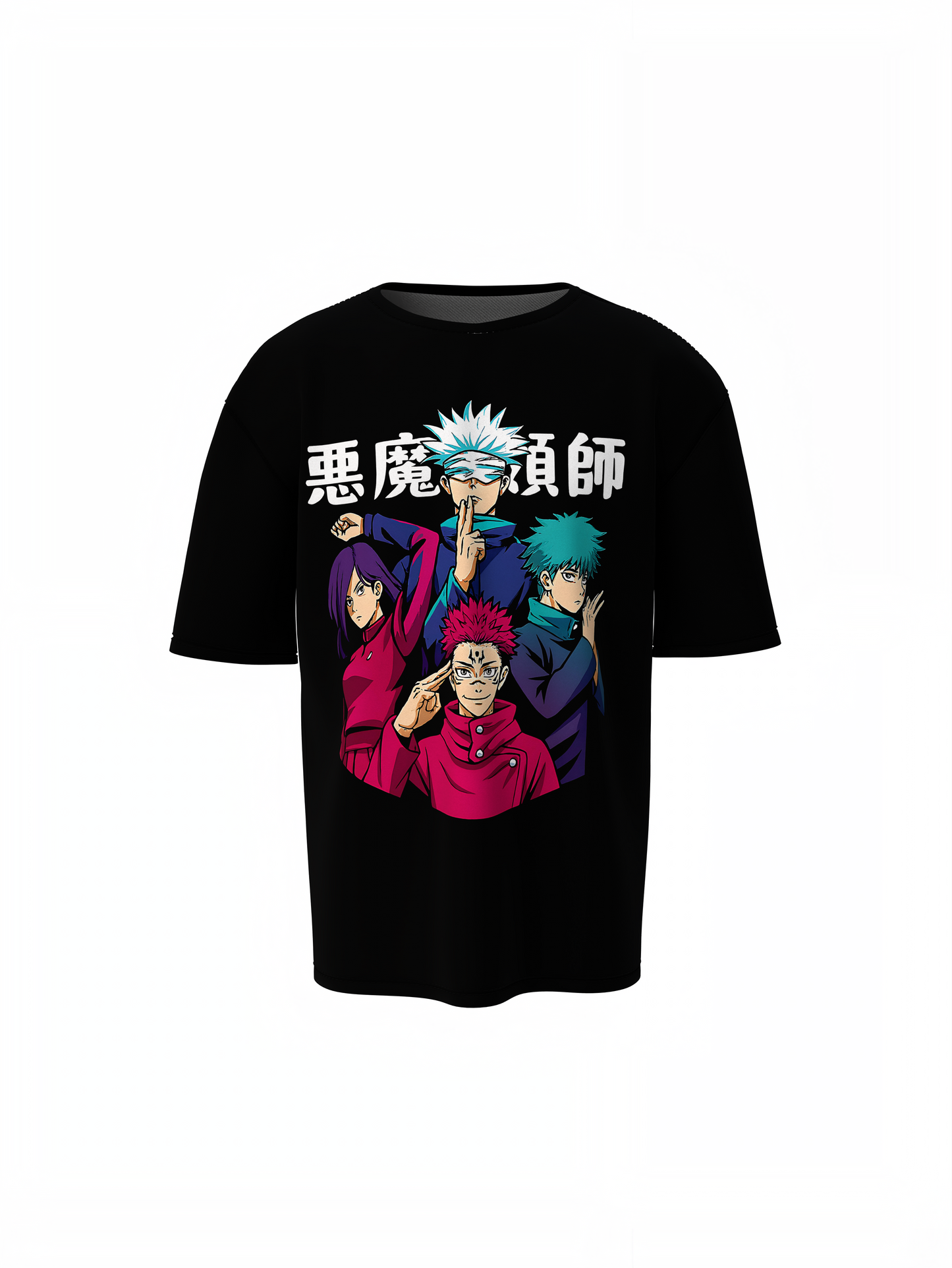 Jujutsu Kaisen Oversized T-Shirts – Anime Streetwear Style