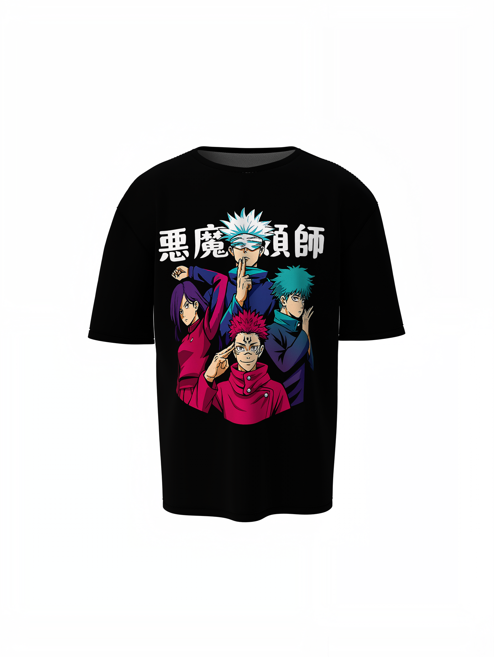 Jujutsu Kaisen Oversized T-Shirts – Anime Streetwear Style