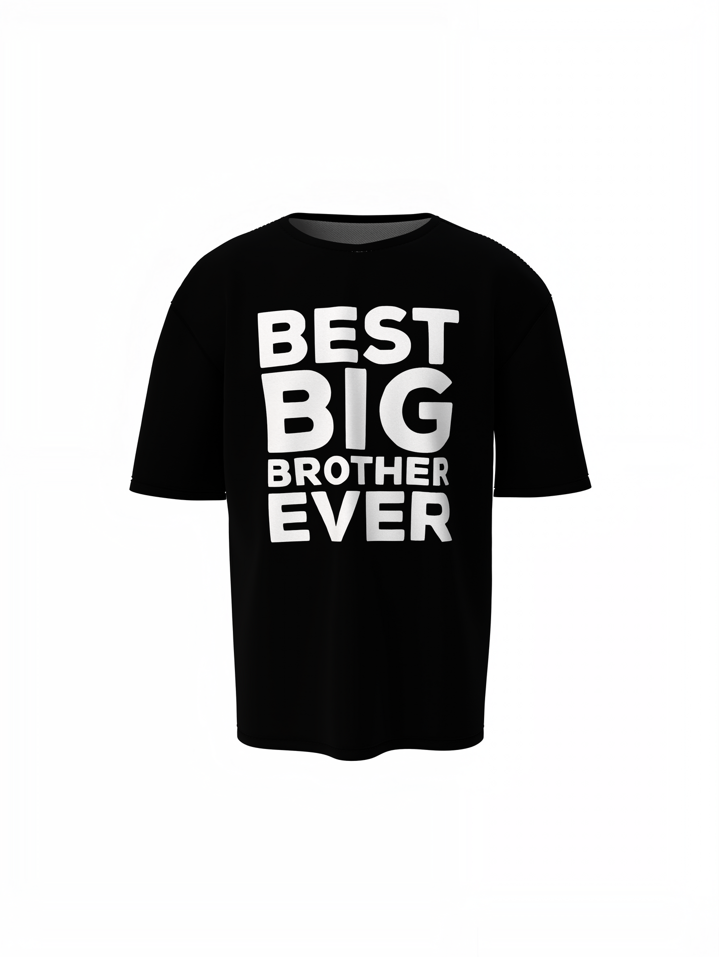 Best Big Brother Oversized T-Shirt Cool Casual Graphic Tee