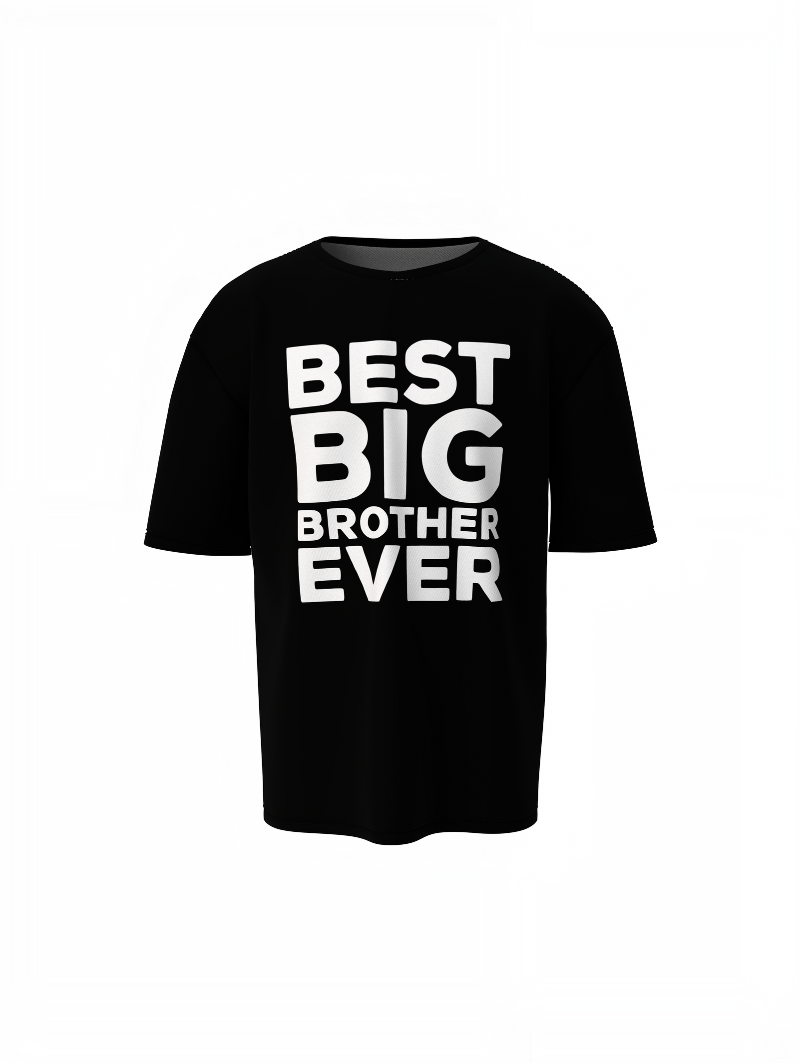Best Big Brother Oversized T-Shirt Cool Casual Graphic Tee