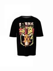 Evolution Pokemon Oversized T-Shirts