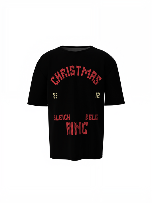 Christmas Bells Ring Oversized T-Shirts