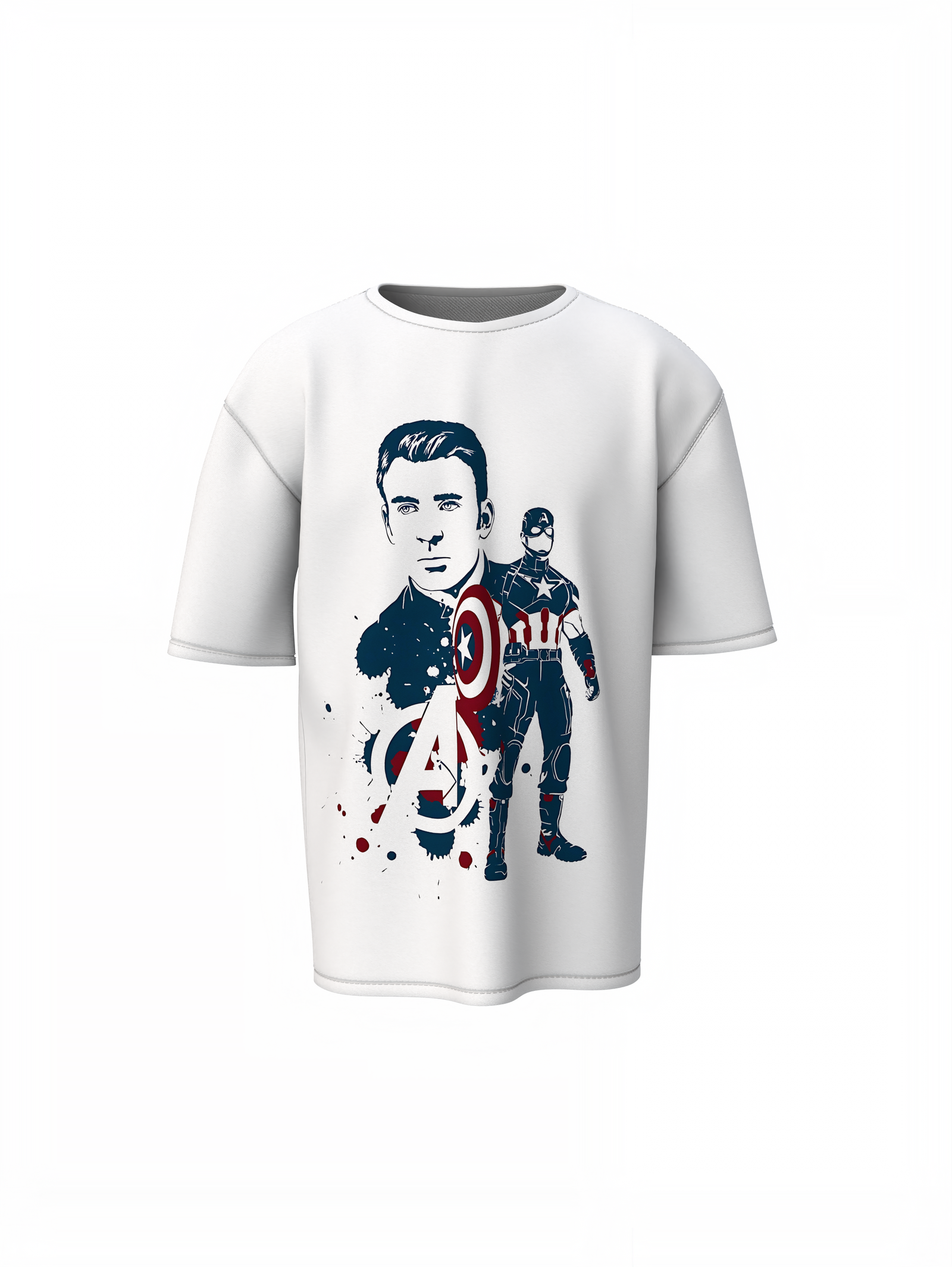 Captain America Oversized T-Shirt Premium Streetwear
