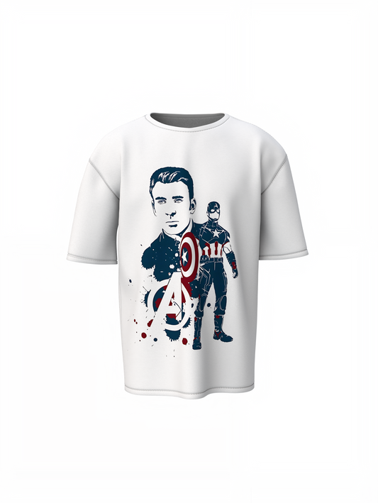 Avenger Captain America Oversized T-Shirts