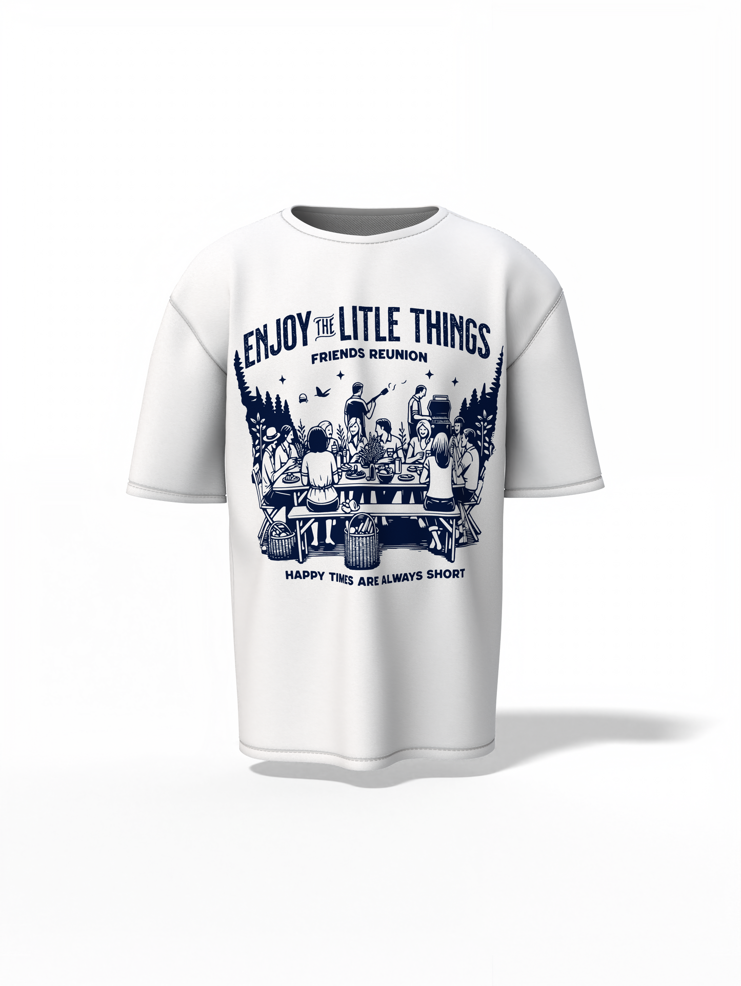 Enjoy Little Things Oversized T Shirt Casual Streetwear