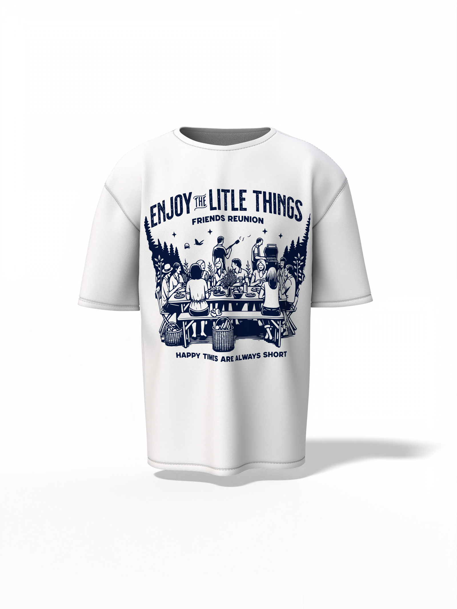 Enjoy Little Things Oversized T Shirt Casual Streetwear