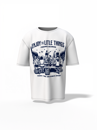 Enjoy Little Things Oversized T Shirt Casual Streetwear