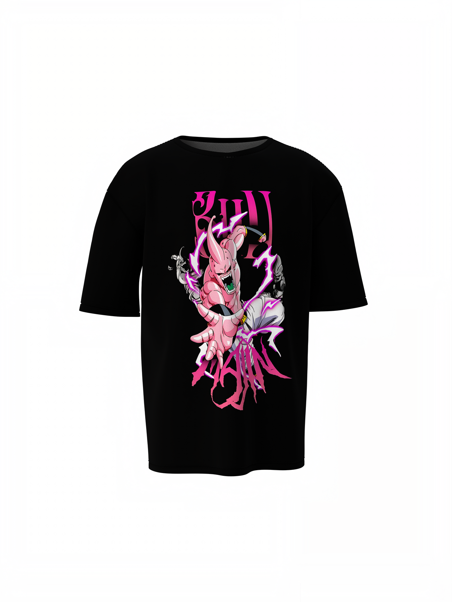 Majin Buu Oversized T-Shirt – Bold Anime Graphic Tee